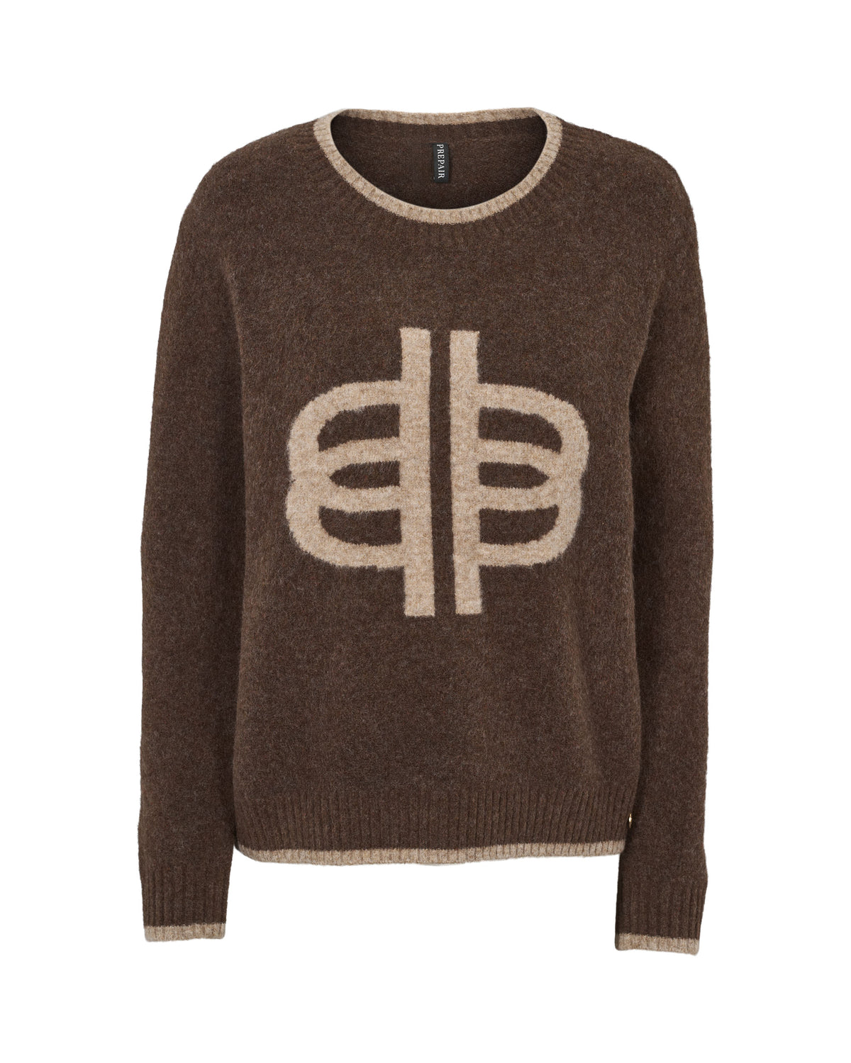 Prepair Babara Knit Knit Brown
