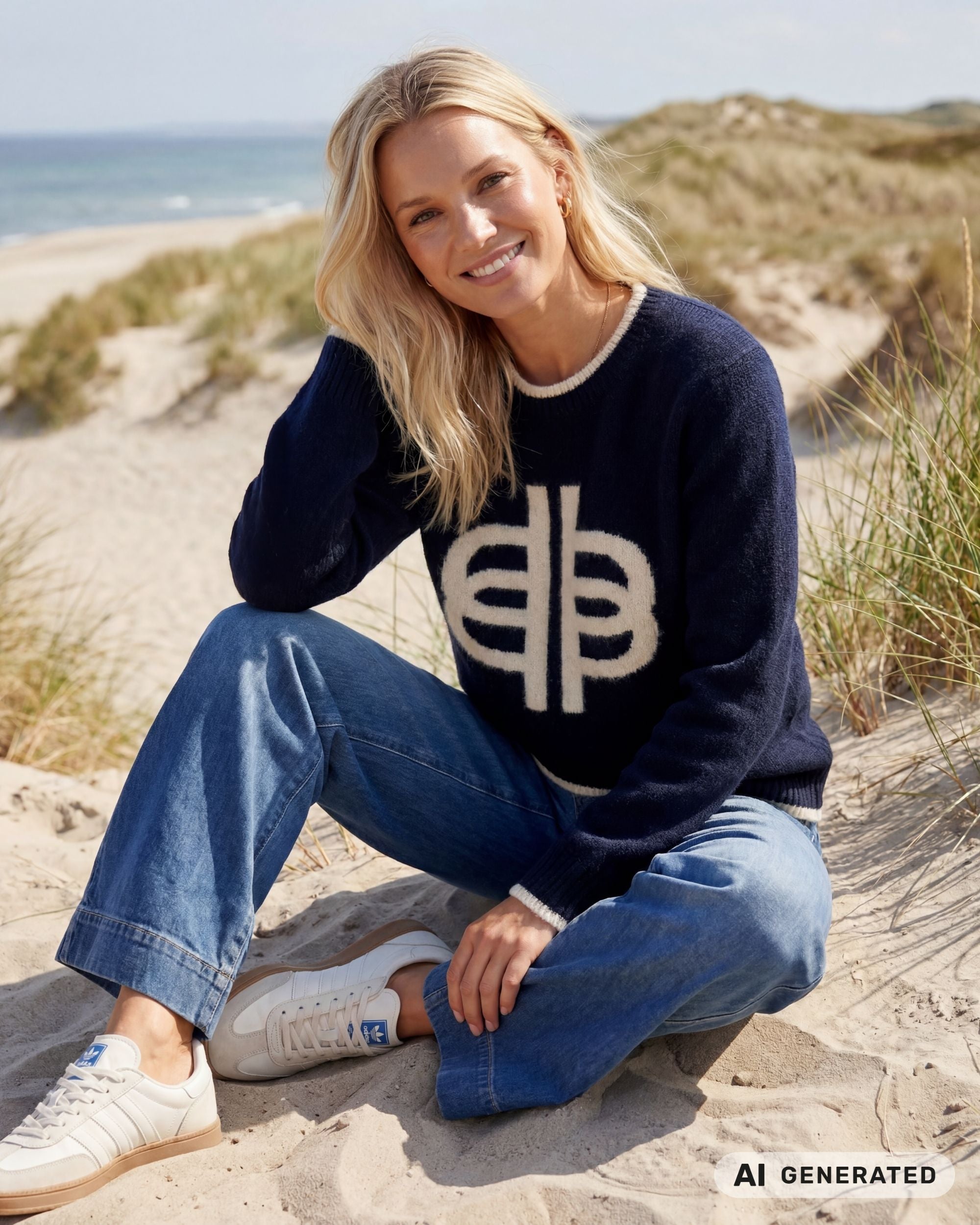 Prepair Babara Knit Knit Navy