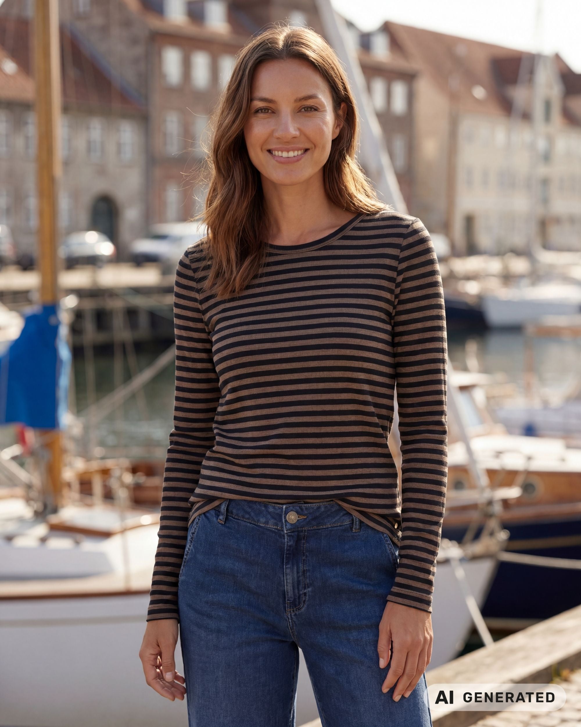 Prepair Beatrice T-Shirt T-shirt Black Brown