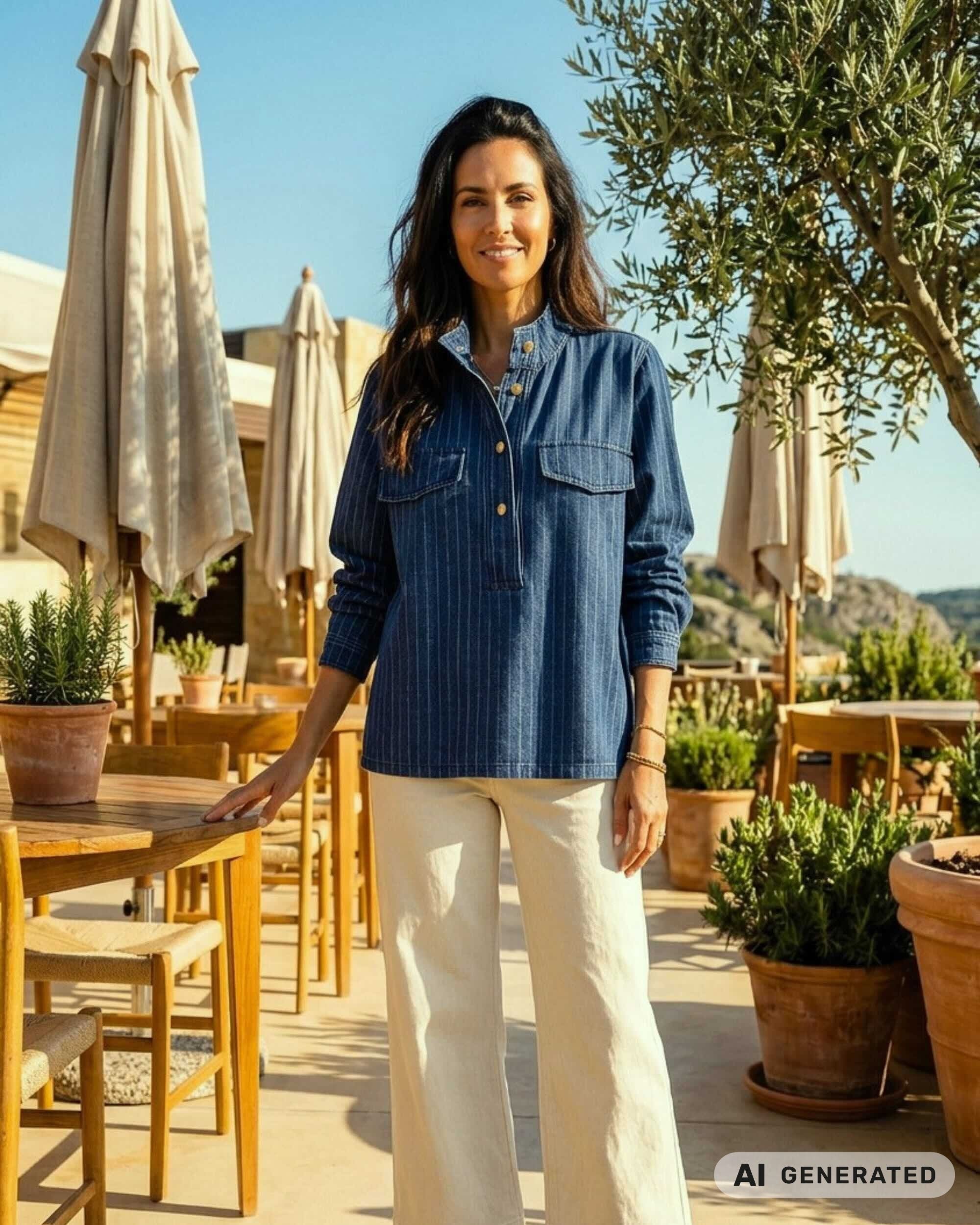 Prepair Bianca Blouse Blouse Blue