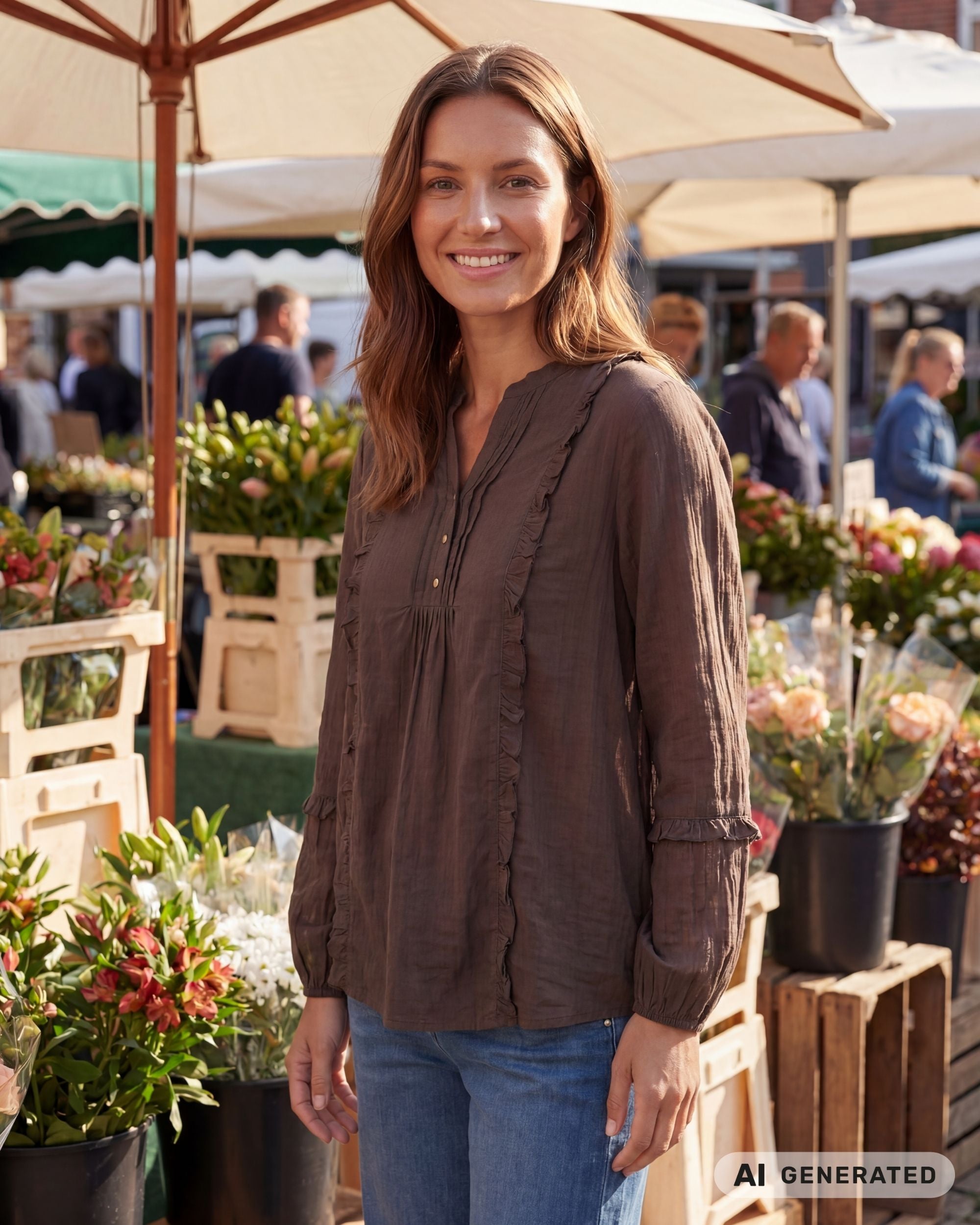 Prepair Camilla Blouse Blouse Brown