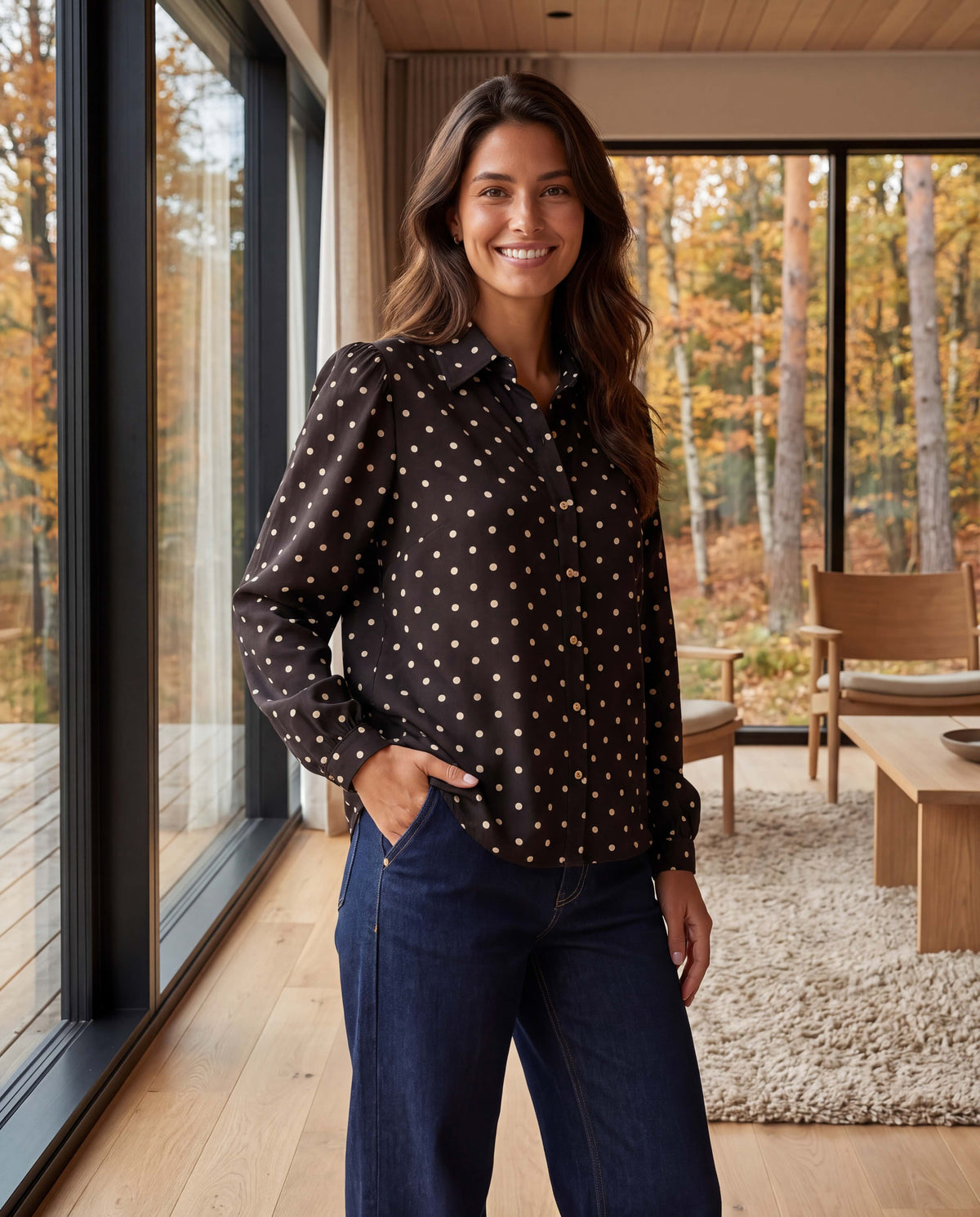 Prepair Elle Shirt Shirt Brown - ai