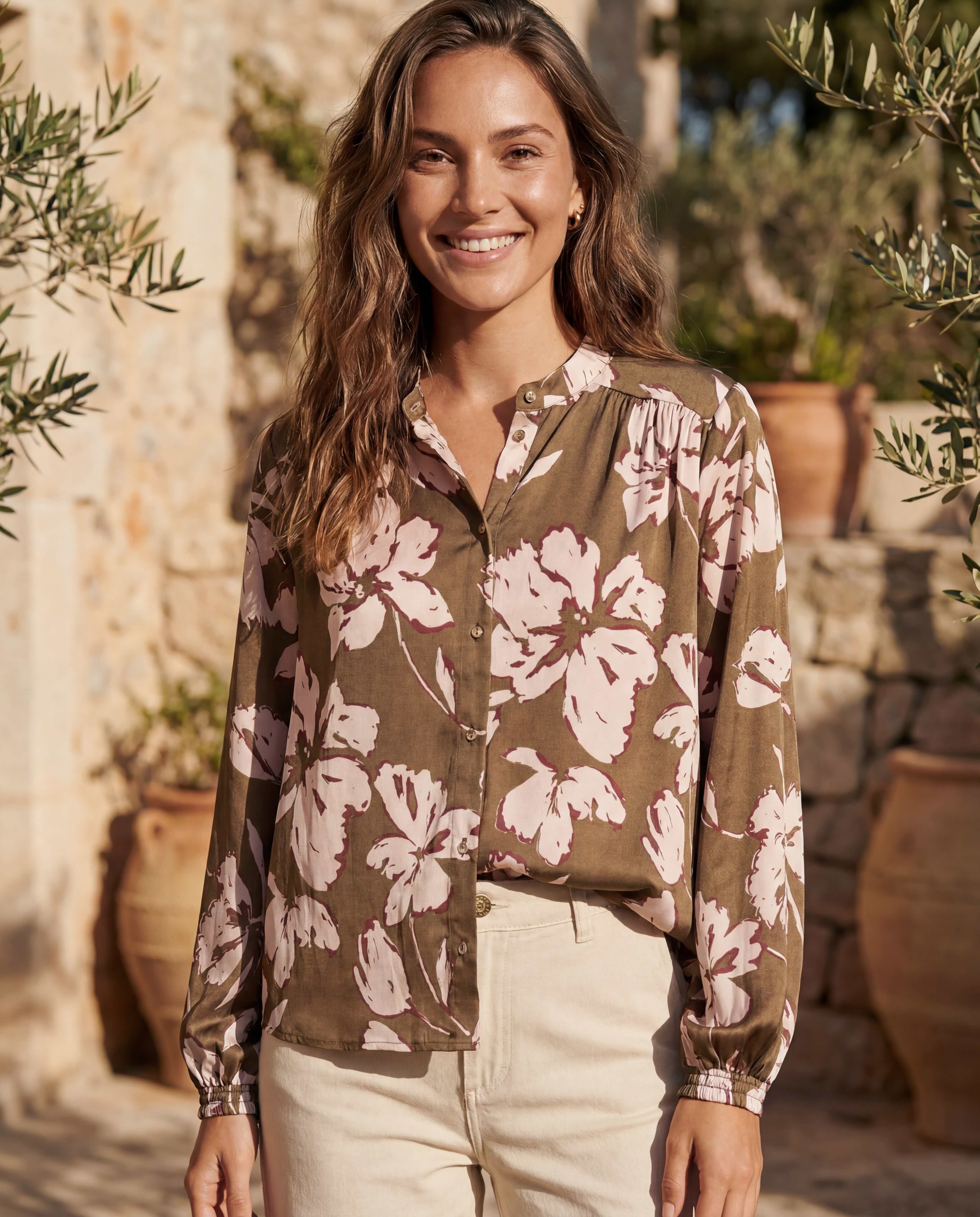 Prepair Estelle Blouse Blouse Rosa Olive