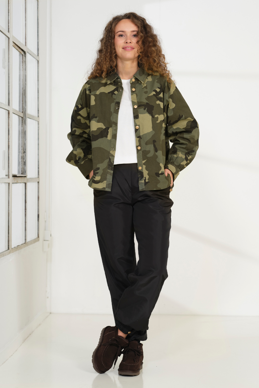 Prepair Feline Blouse Blouse Camouflage