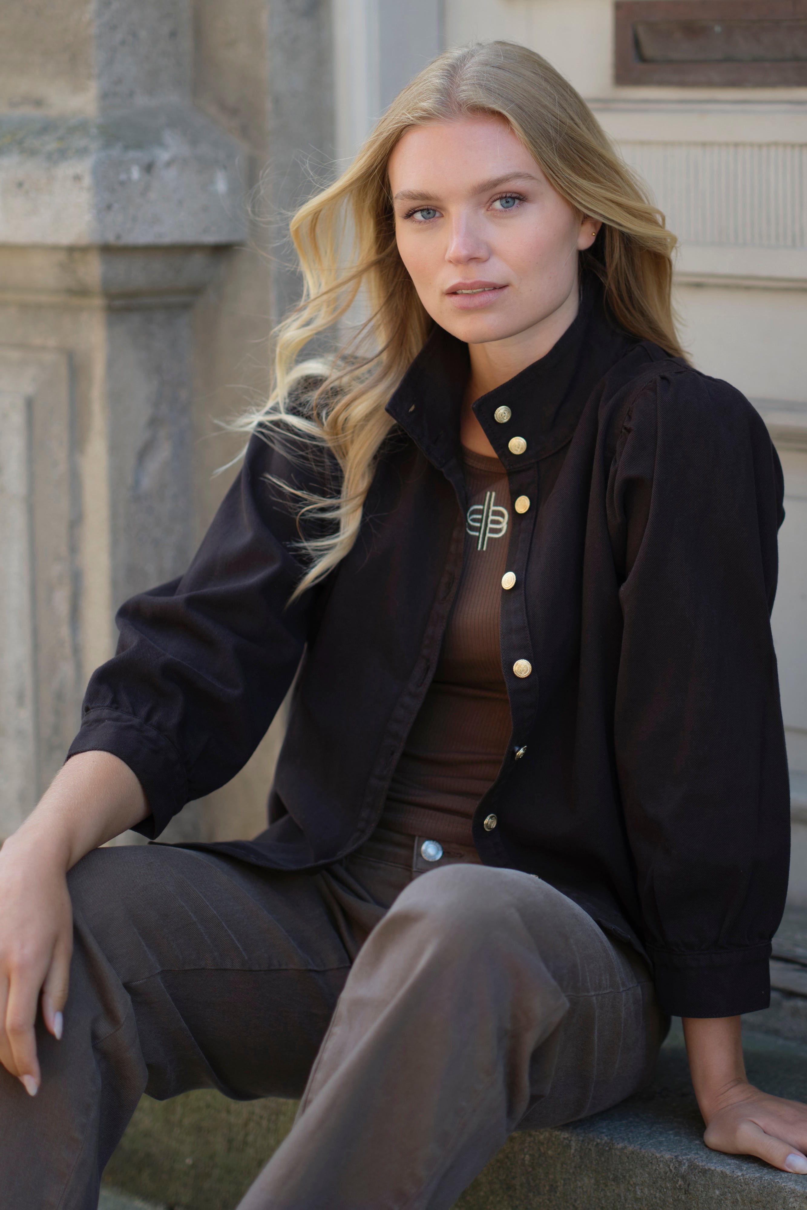 Prepair Figga Blouse Blouse Coffee