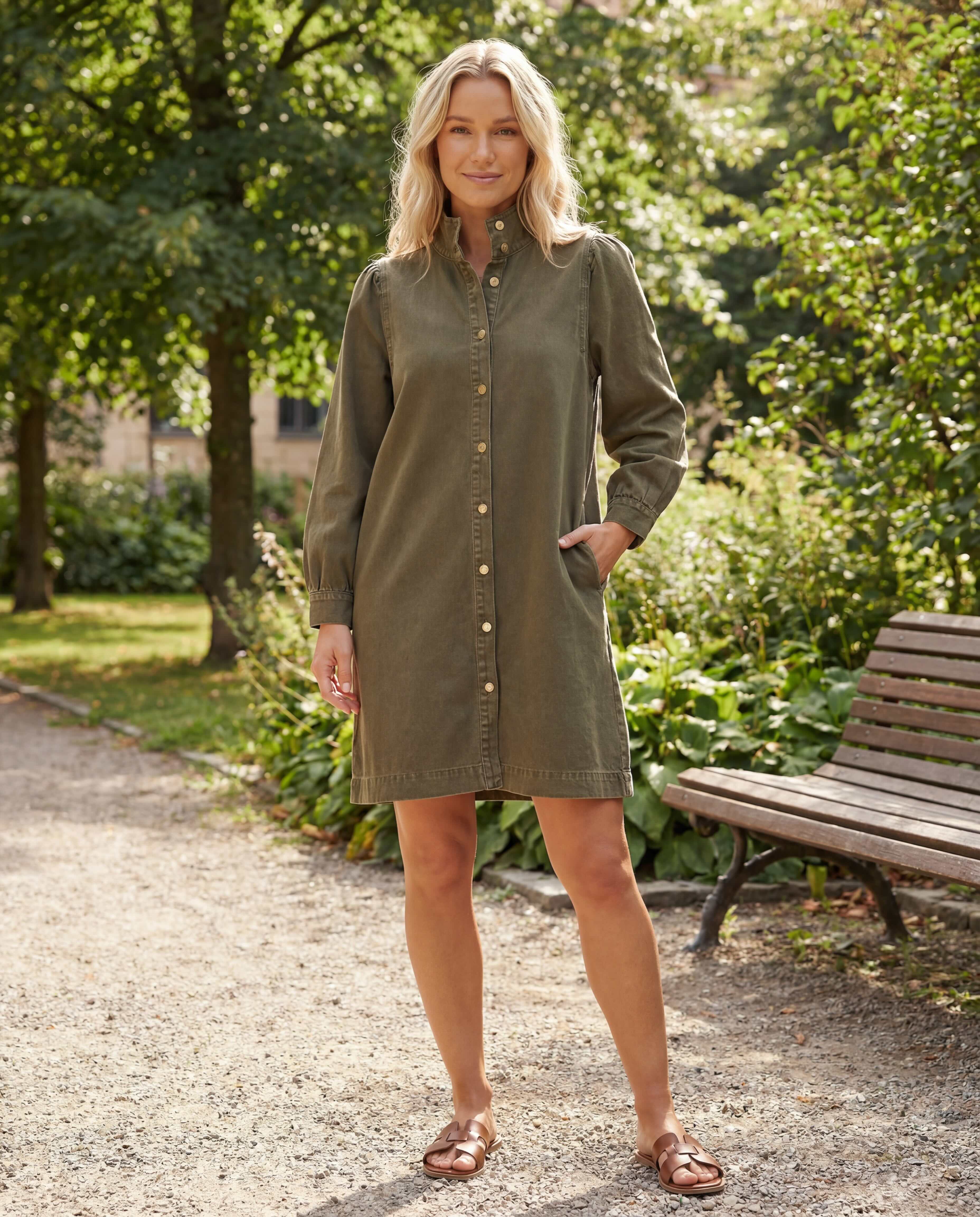 Prepair Figga Dress Dress Army