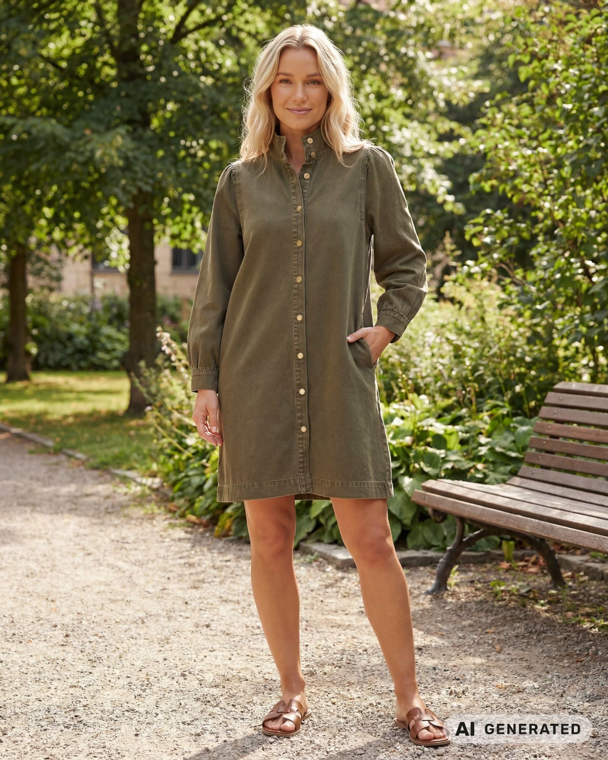 Prepair Figga Dress Dress Army