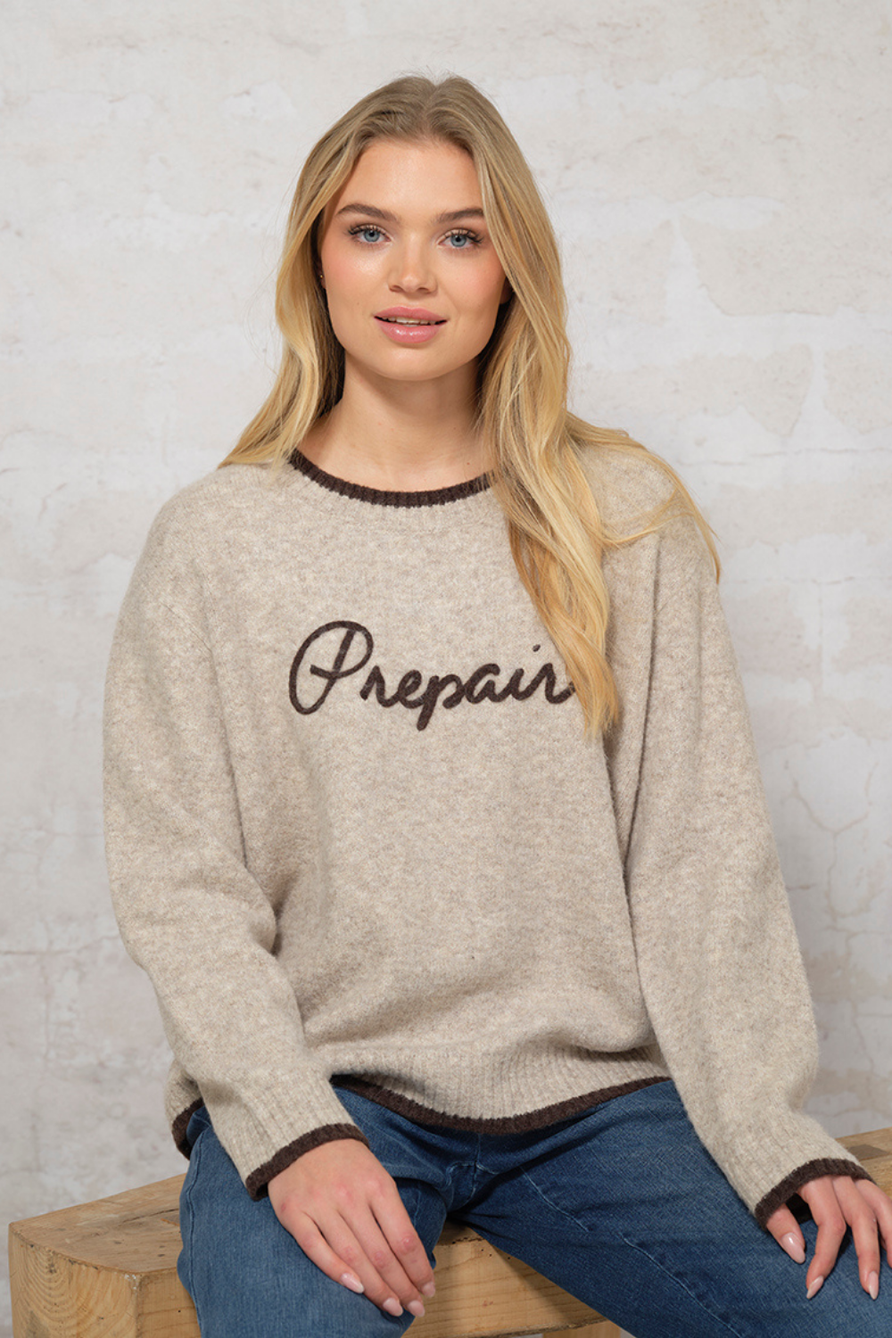 Prepair Gabrielle Knit Knit Sand Brown