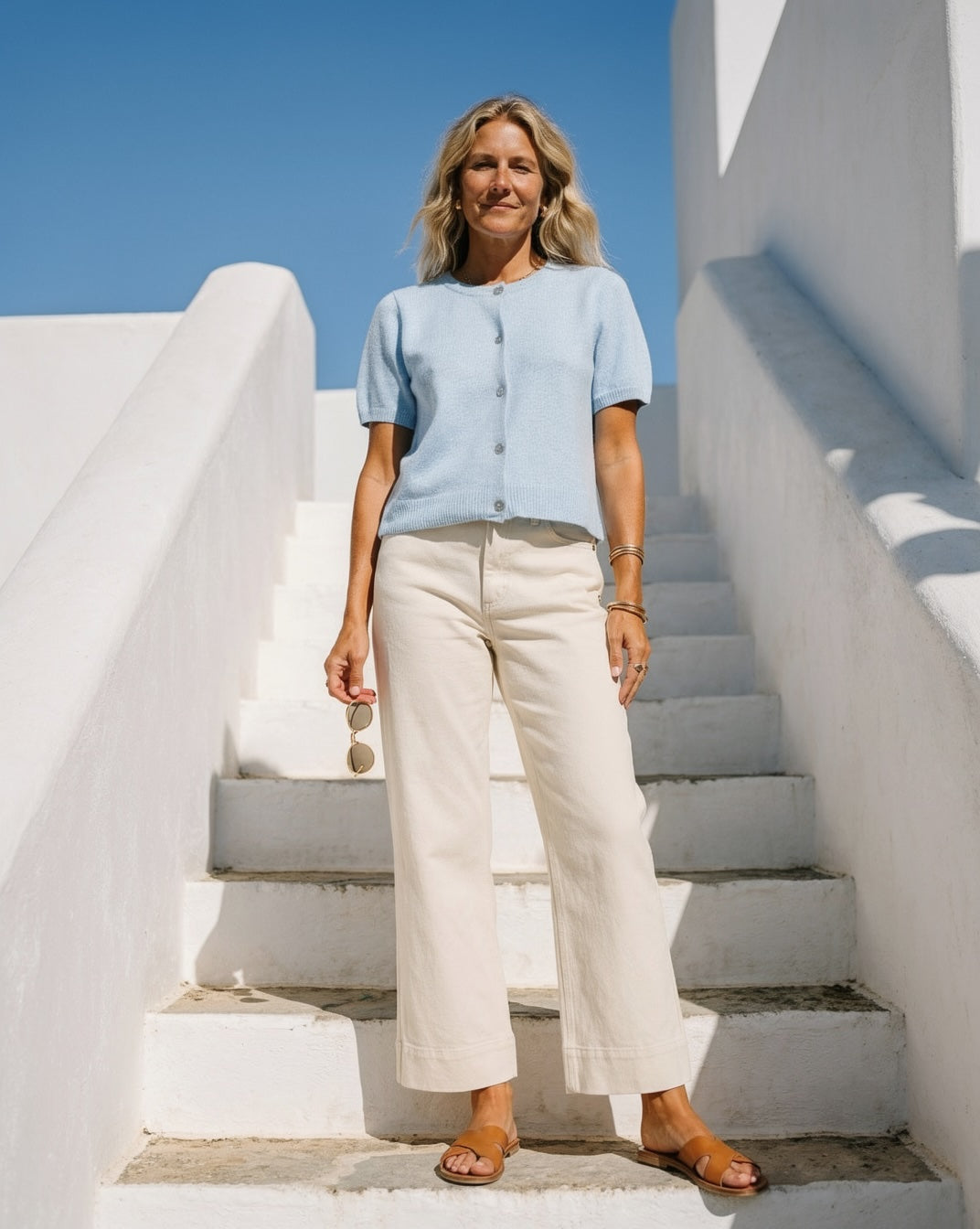 Prepair Hyacinth Knit Cardingan Cardigan Blue