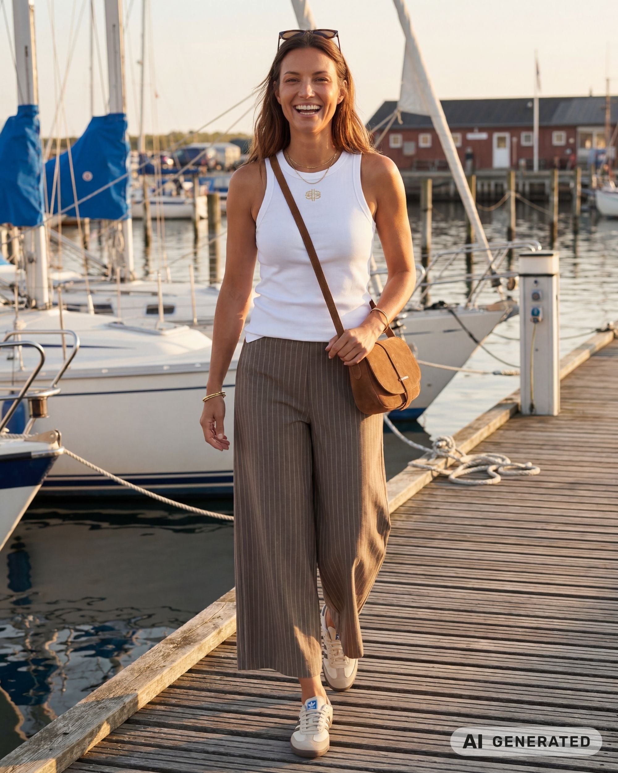 Prepair Lena Pants Pants Taupe