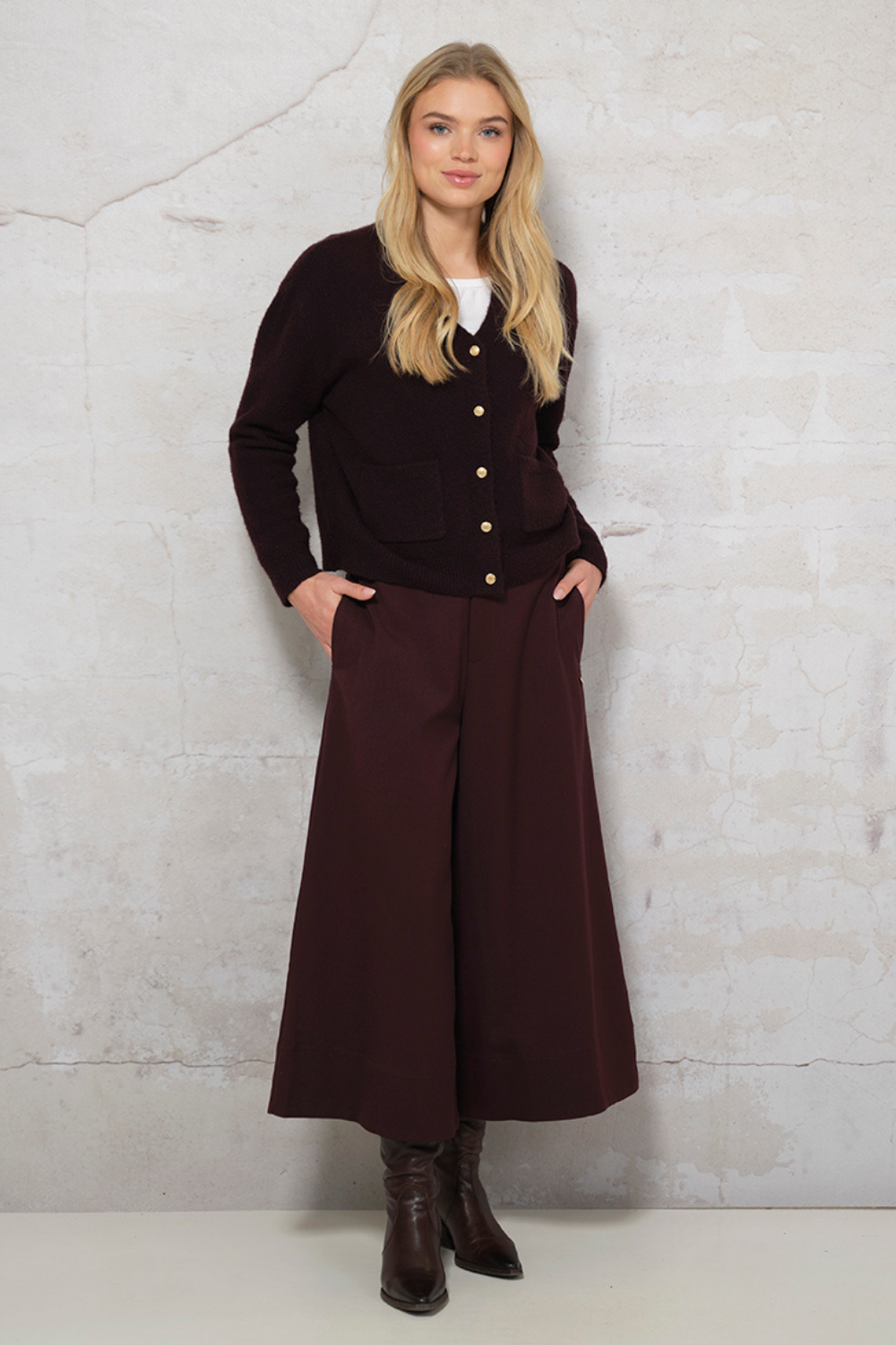 Prepair Lia Pants Pants Bordeaux