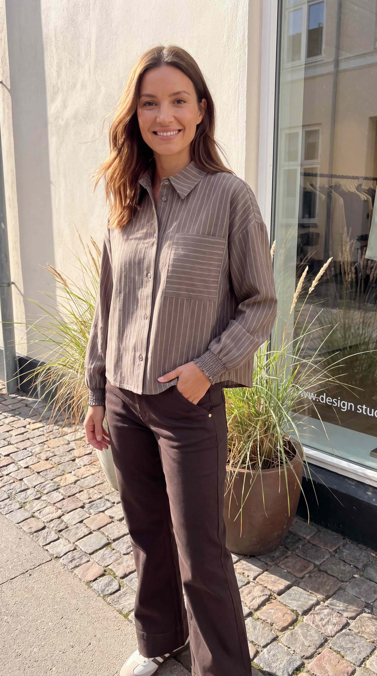 Prepair Lizette Shirt Shirt Taupe - ai