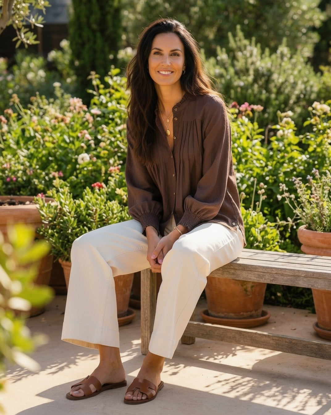 Prepair Lucy Blouse Blouse Brown