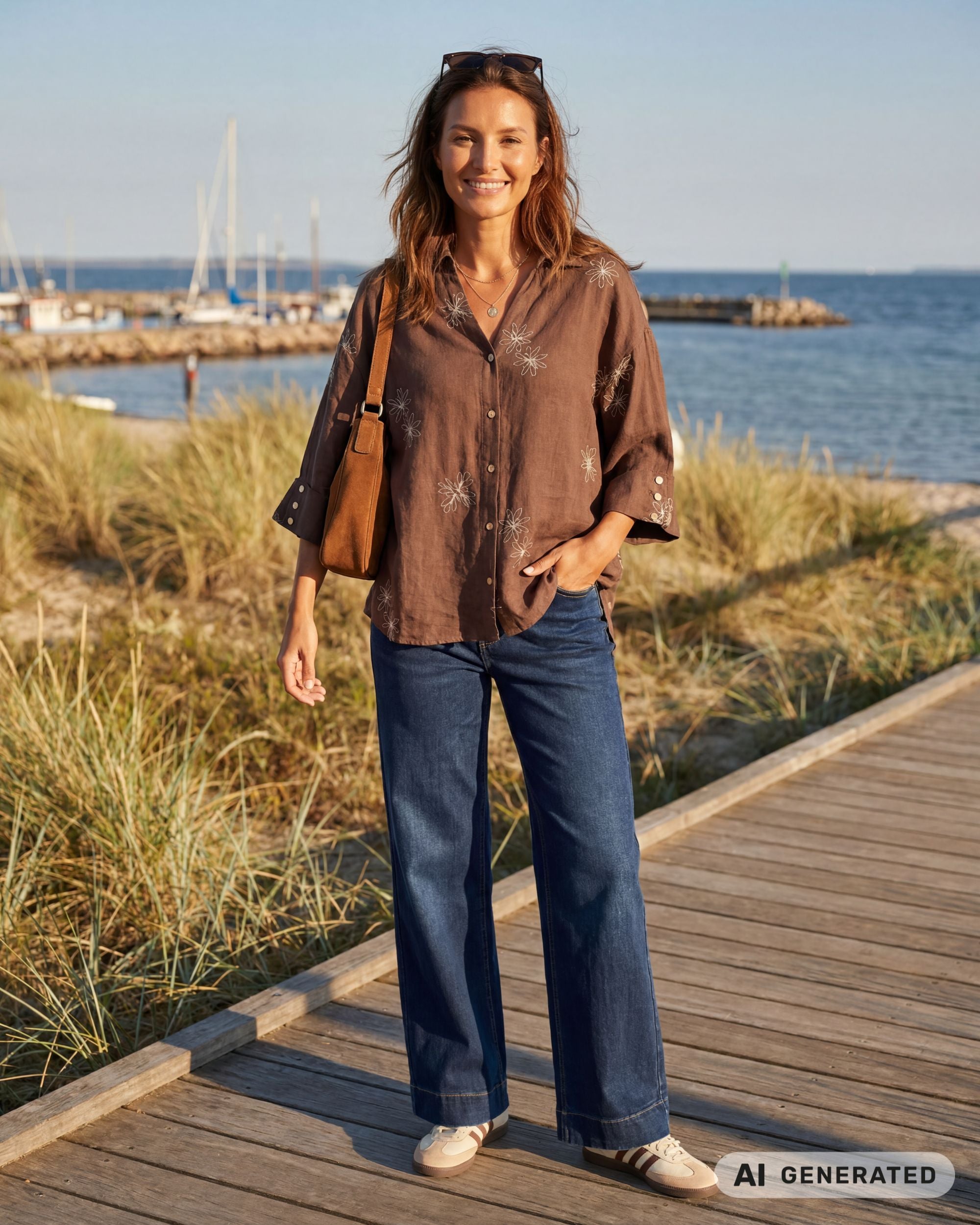 Prepair Lydia Blouse Blouse Brown