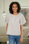 Prepair Melissa Blouse Blouse Light Blue Beige