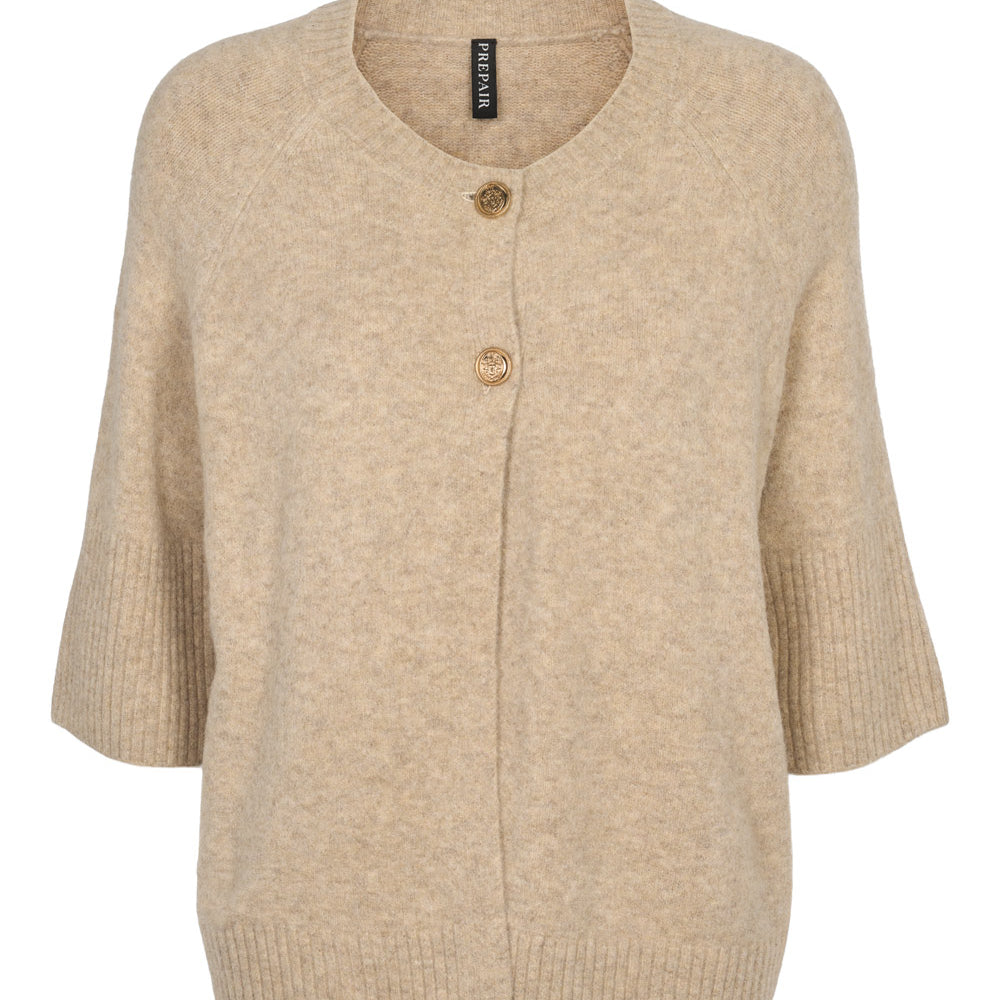 Prepair Naomi Knit Cardigan Cardigan Sand