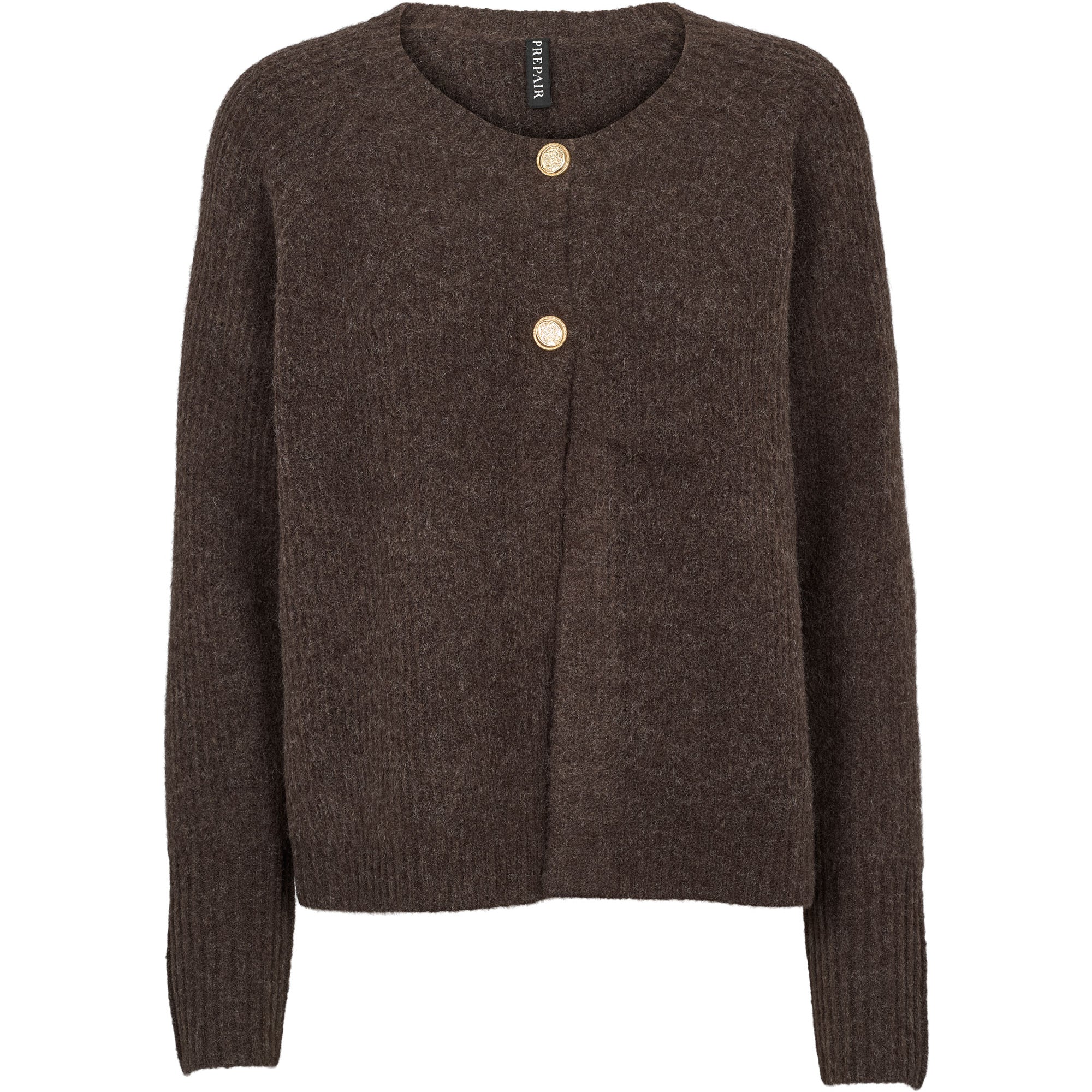 Prepair Noa Knit Cardigan Knit Brown