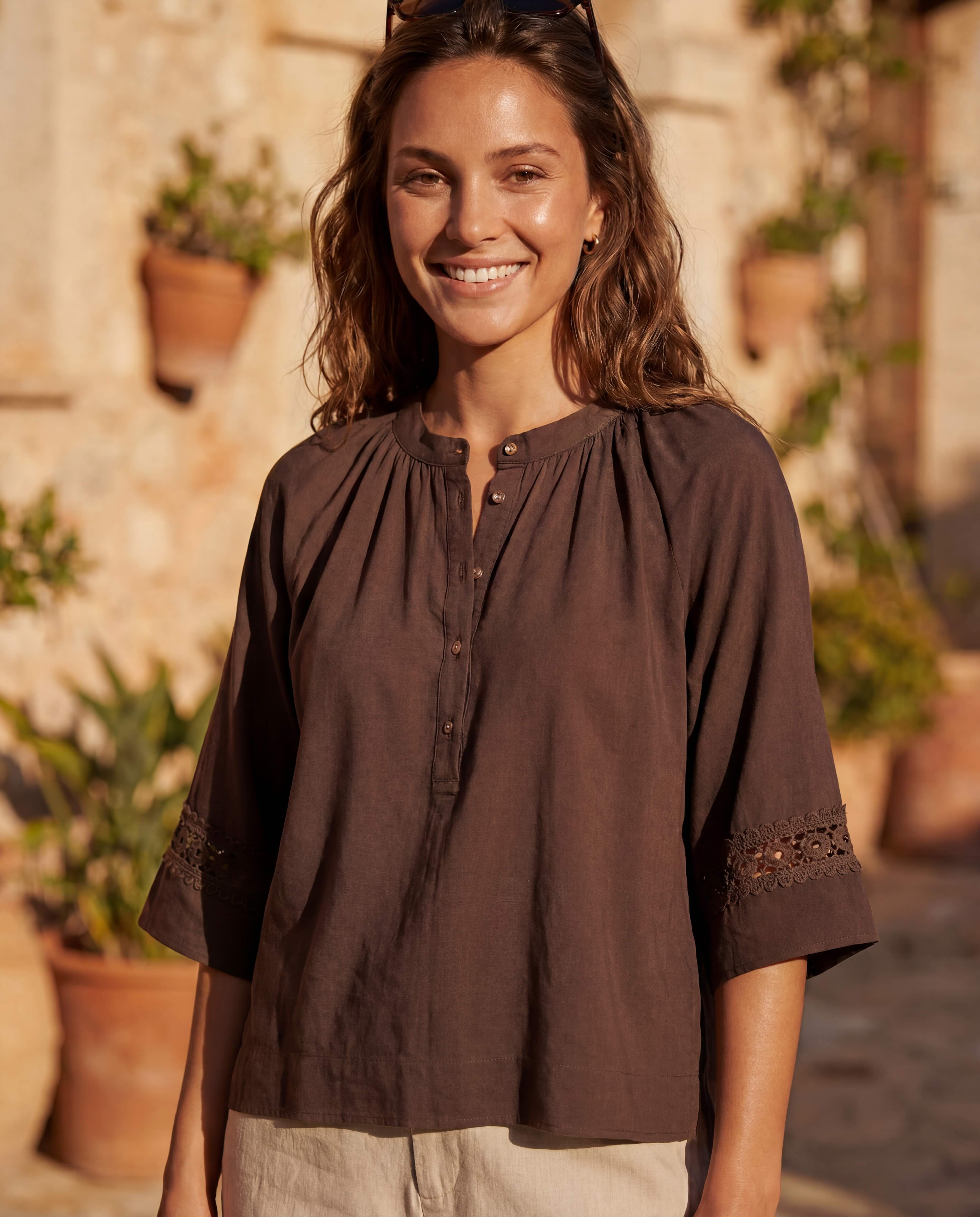 Prepair Rosaline Blouse Blouse Brown
