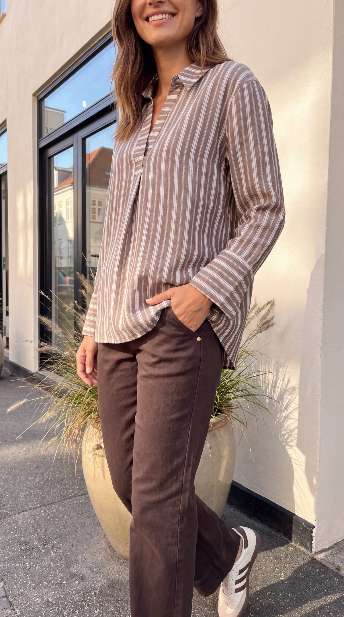Prepair Sabina Blouse Blouse Brown - ai