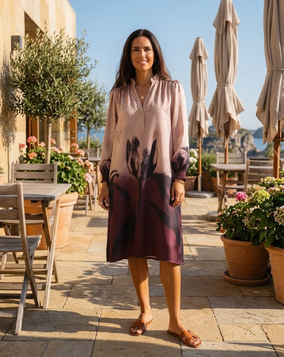 Prepair Signe Dress Dress Rosa Brown