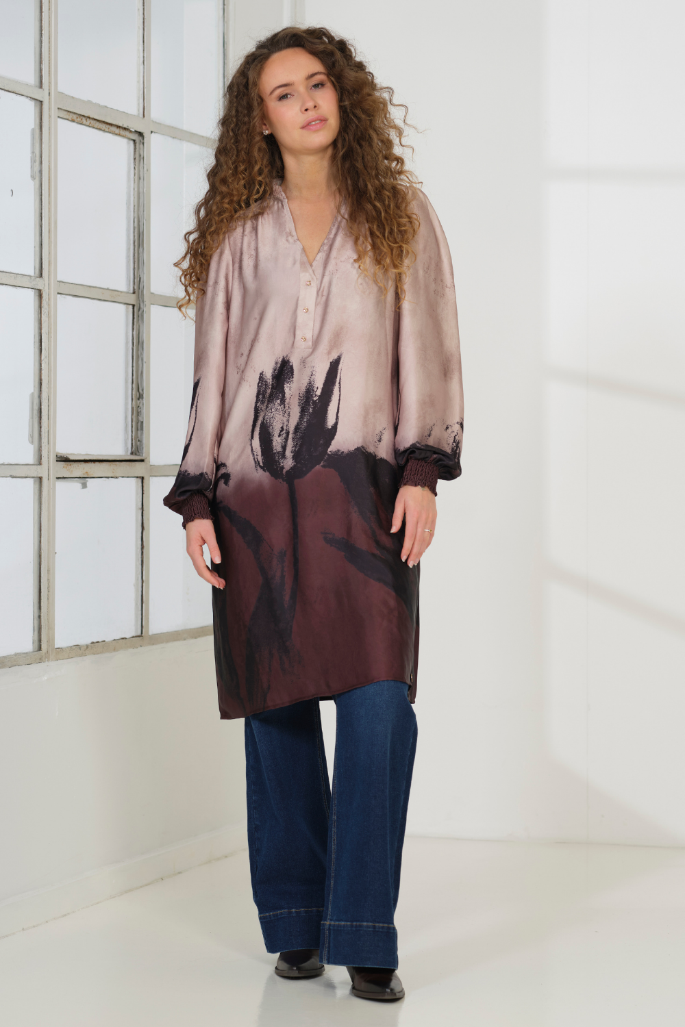 Prepair Signe Dress Dress Rosa Brown