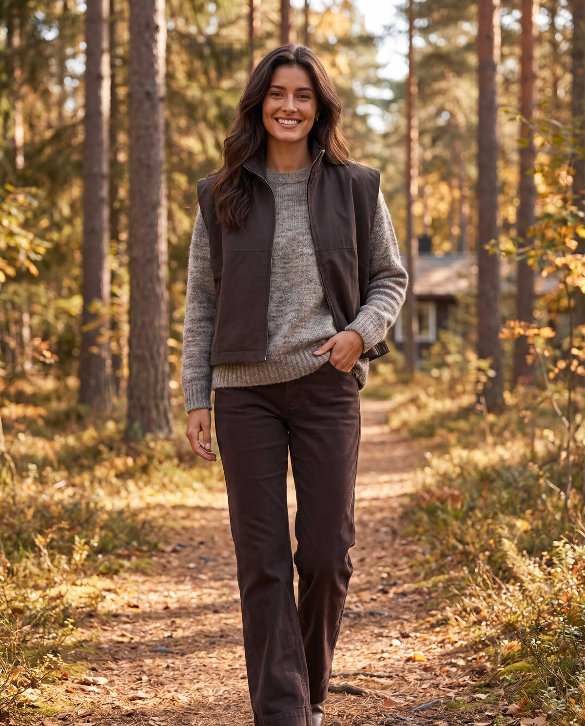 Prepair Anni Vest Vest Brown
