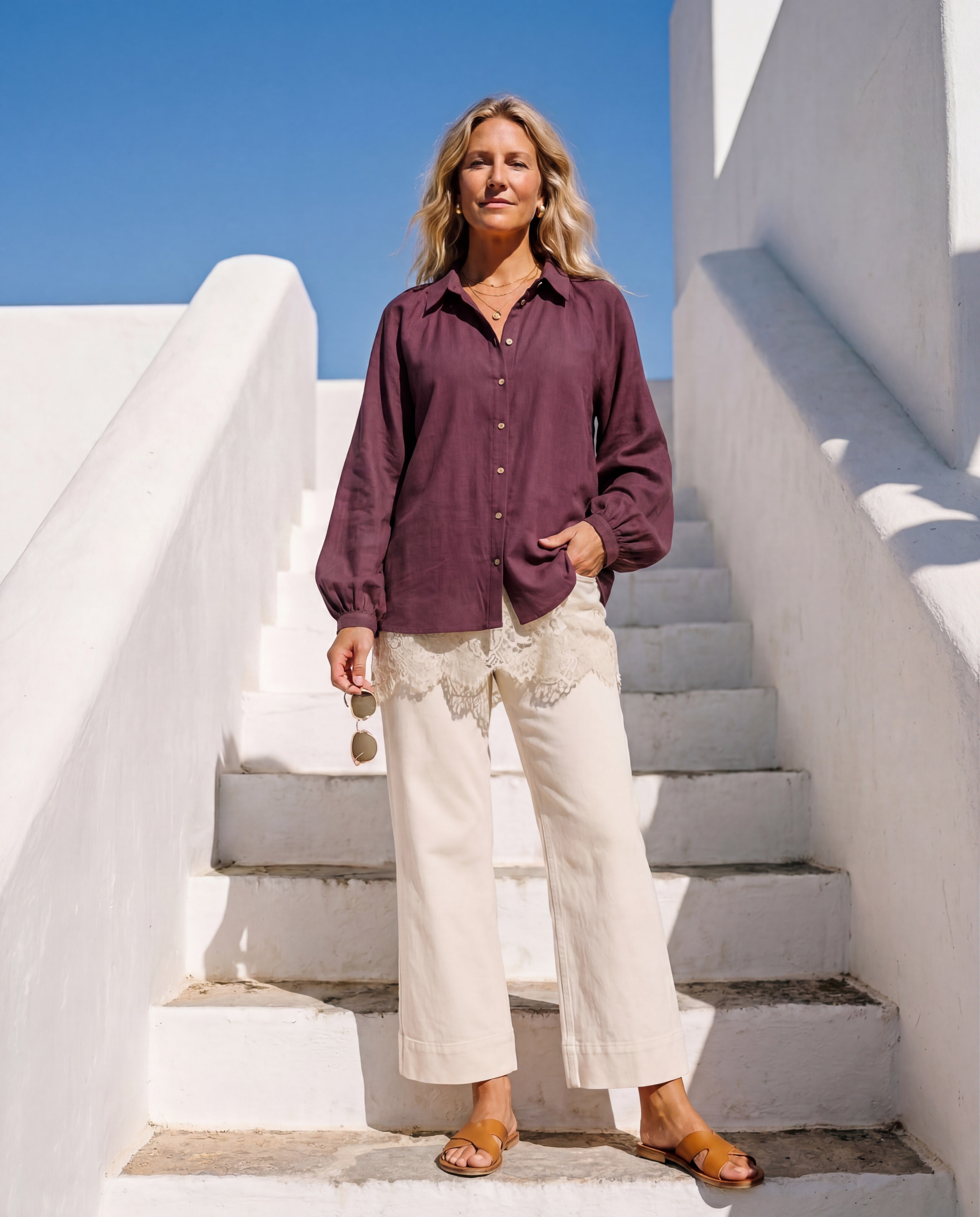 Prepair Antonia Blouse Blouse Bordeaux