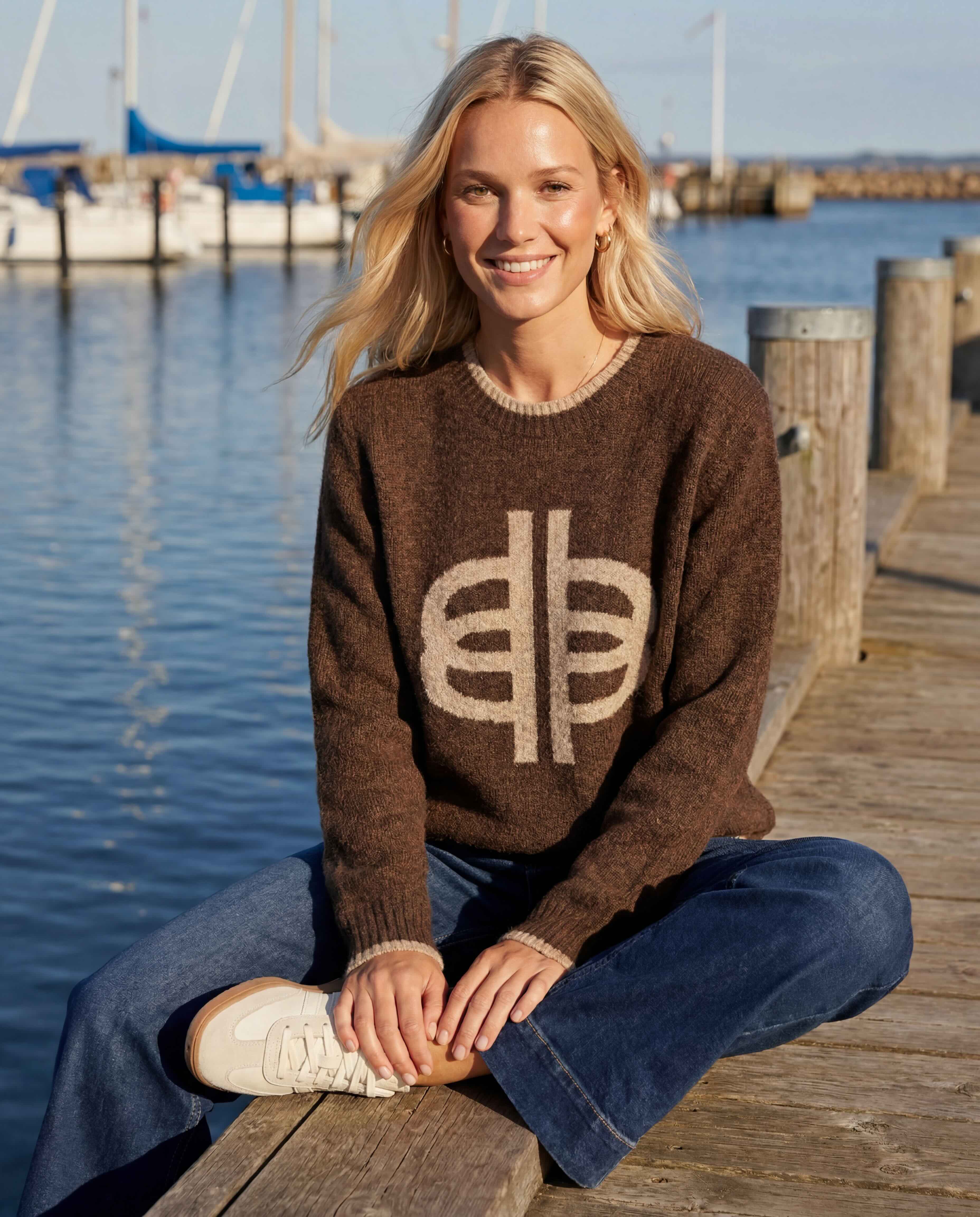 Prepair Babara Knit Knit Brown - ai