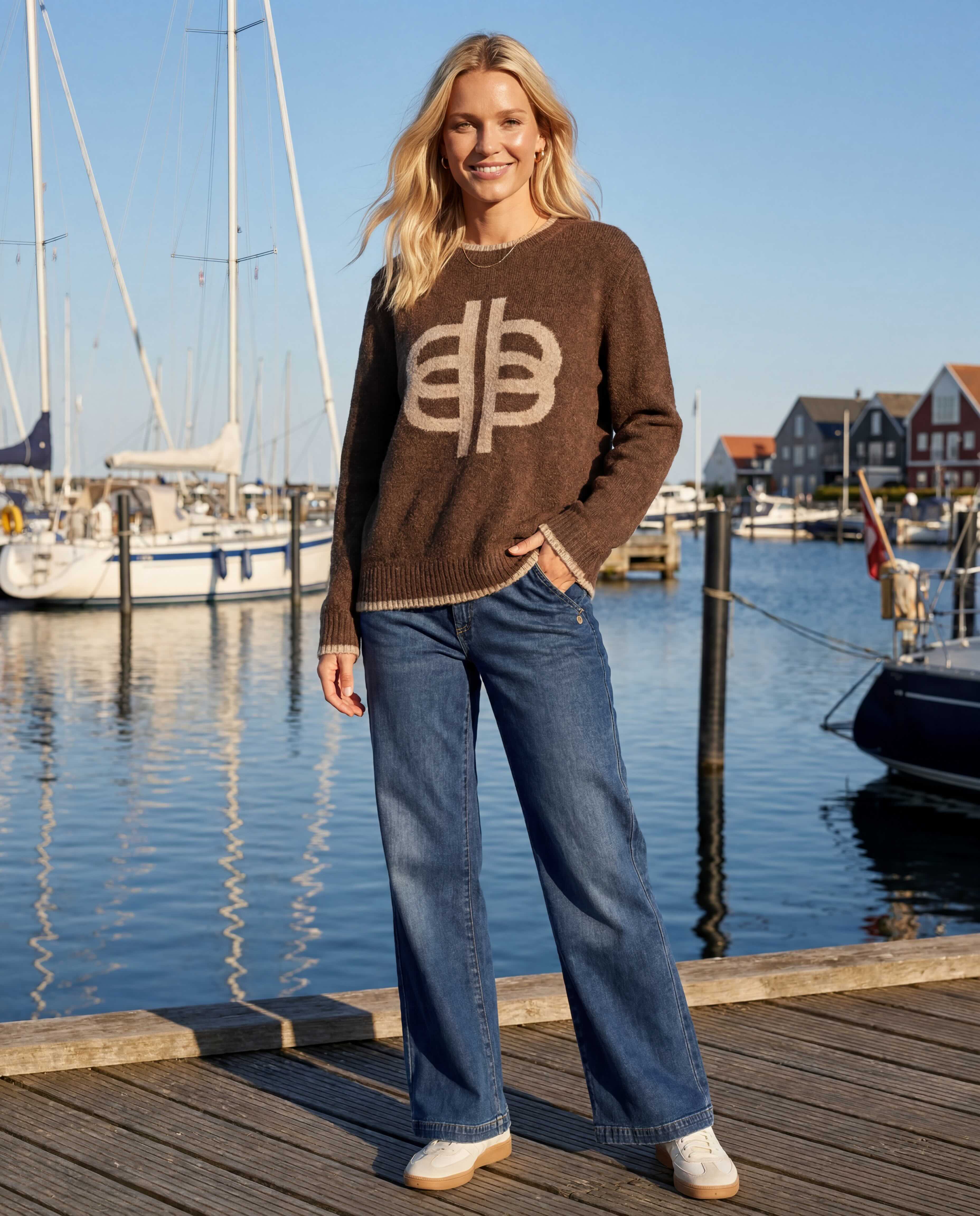 Prepair Babara Knit Knit Brown - ai