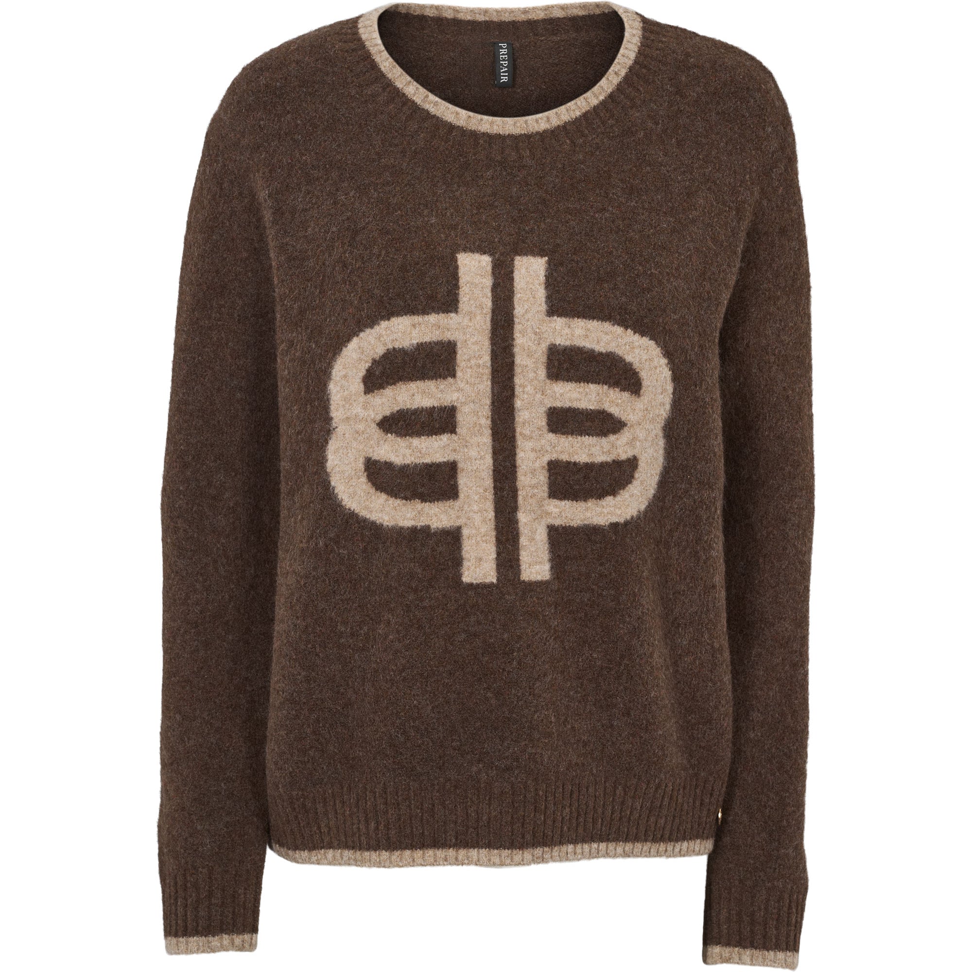 Prepair Babara Knit Knit Brown
