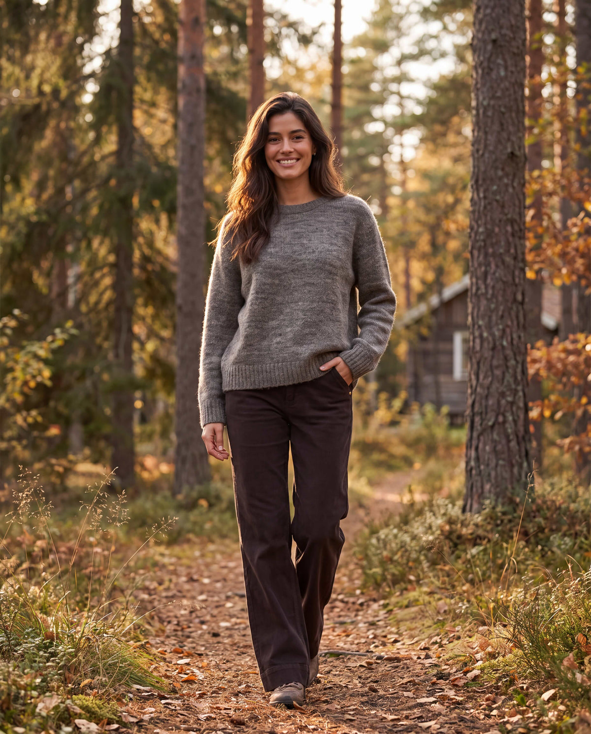 Prepair Babara Knit Knit Grey Brown - ai