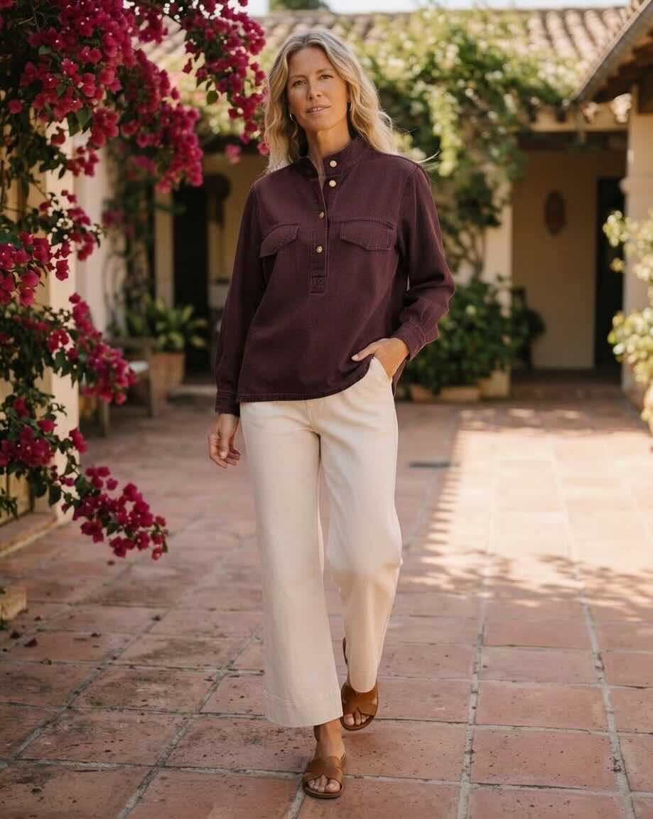 Prepair Bianca Blouse Blouse Bordeaux