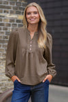 Prepair Camilla Blouse Blouse Mole Brown