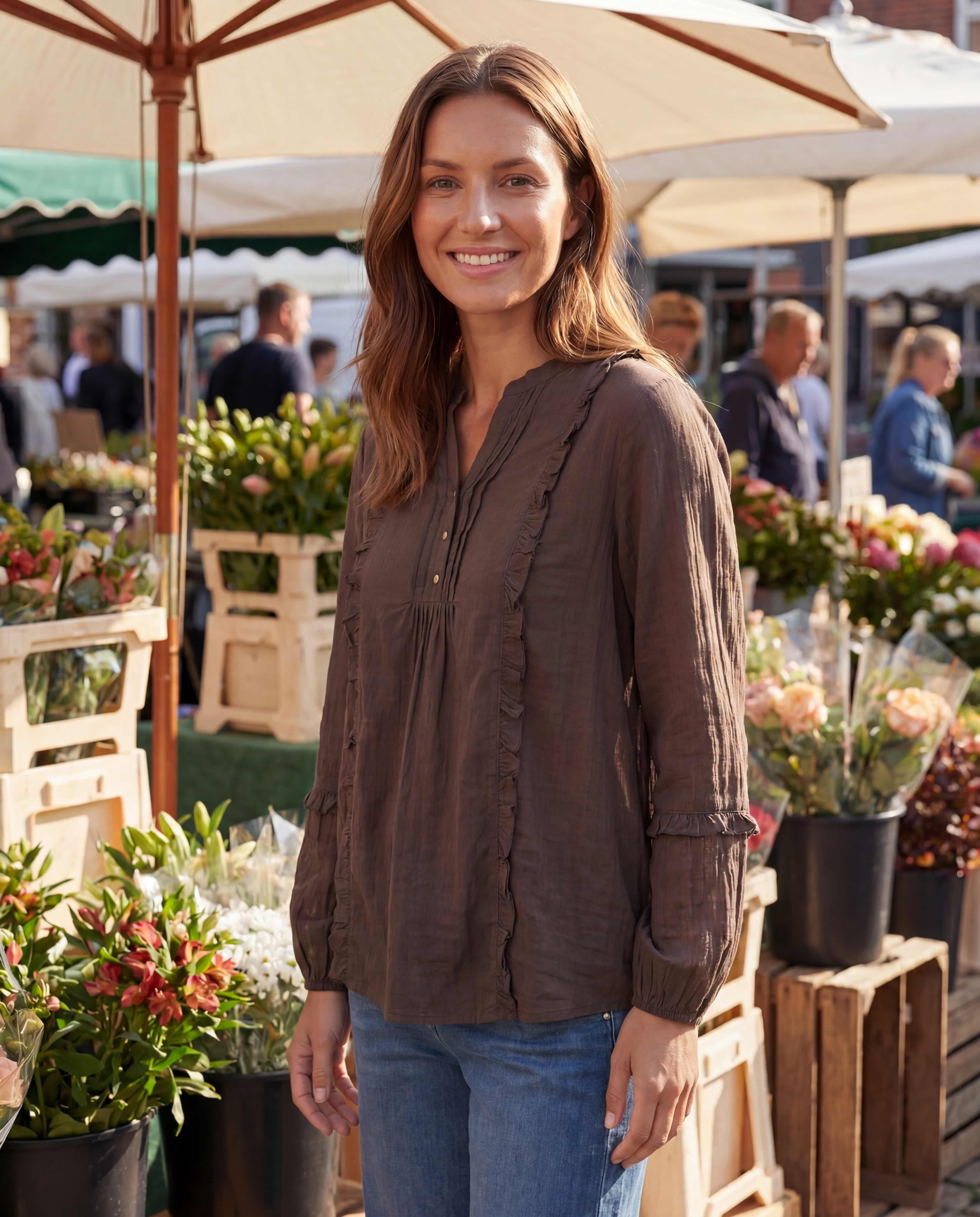 Prepair Camilla Blouse Blouse Brown - ai