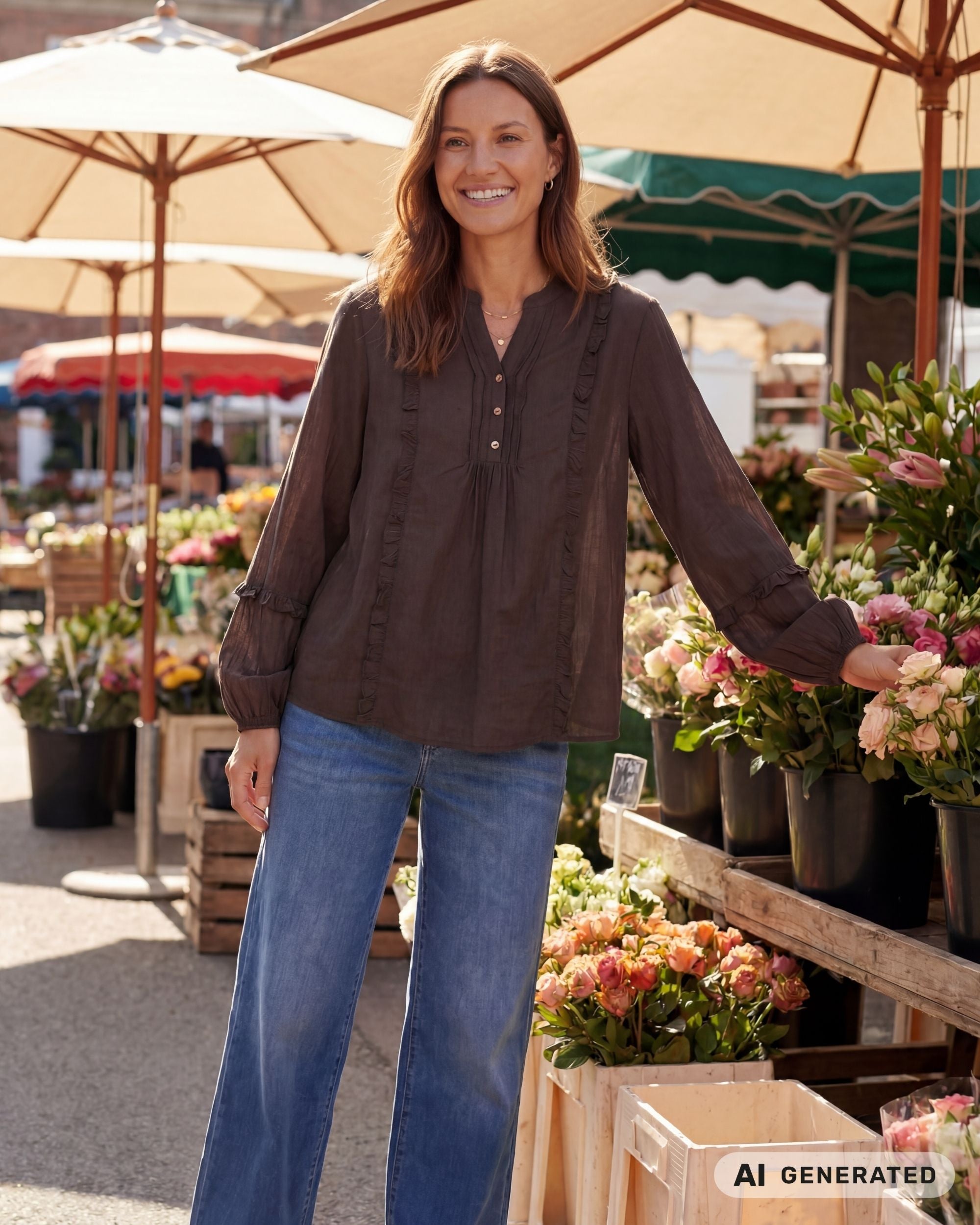 Prepair Camilla Blouse Blouse Brown