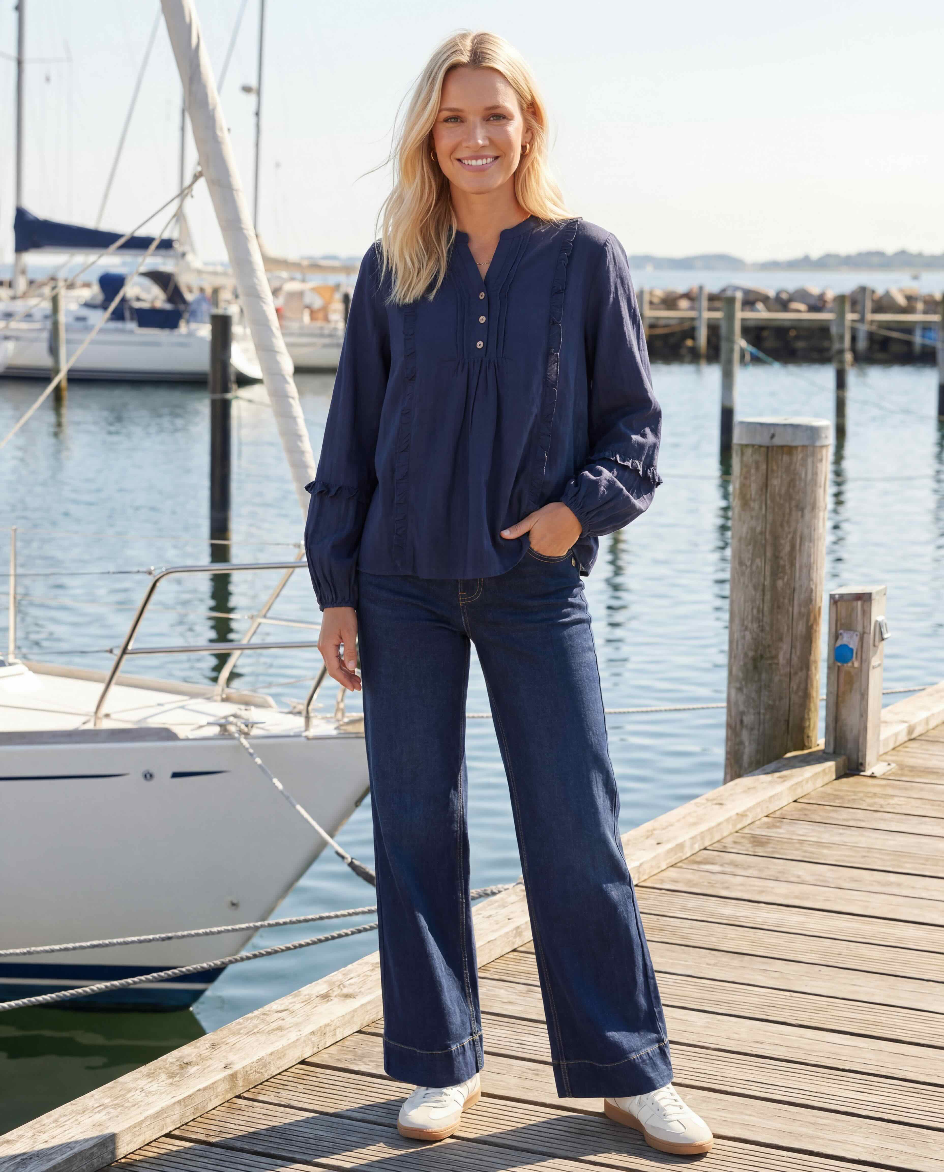 Prepair Camilla Blouse Blouse Navy - ai