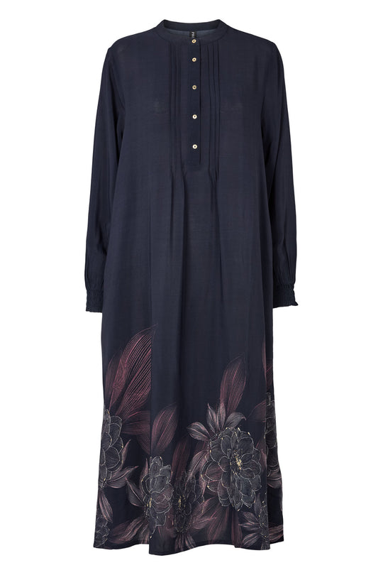 Caroline Dress / 2803 - Black Blue