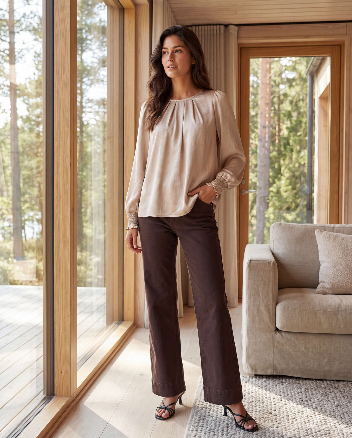 Prepair Carolyn Blouse Blouse Champagne - ai