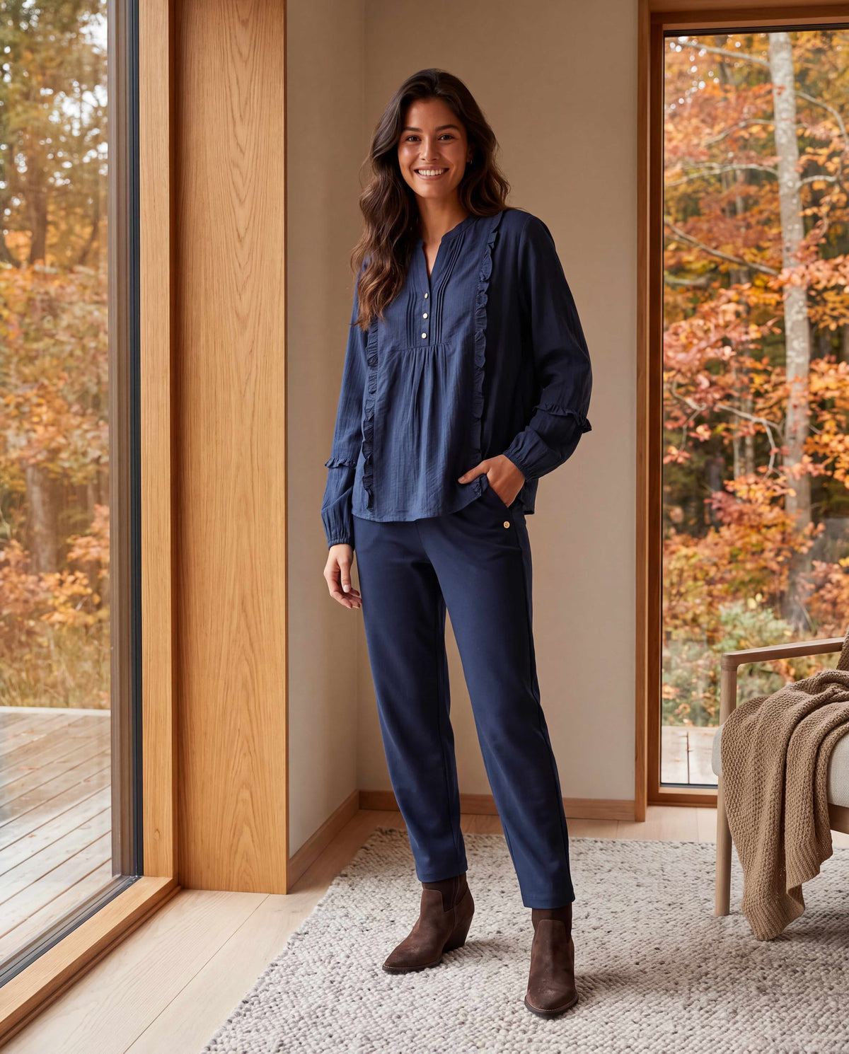 Prepair Celine Pants Pants Navy - ai