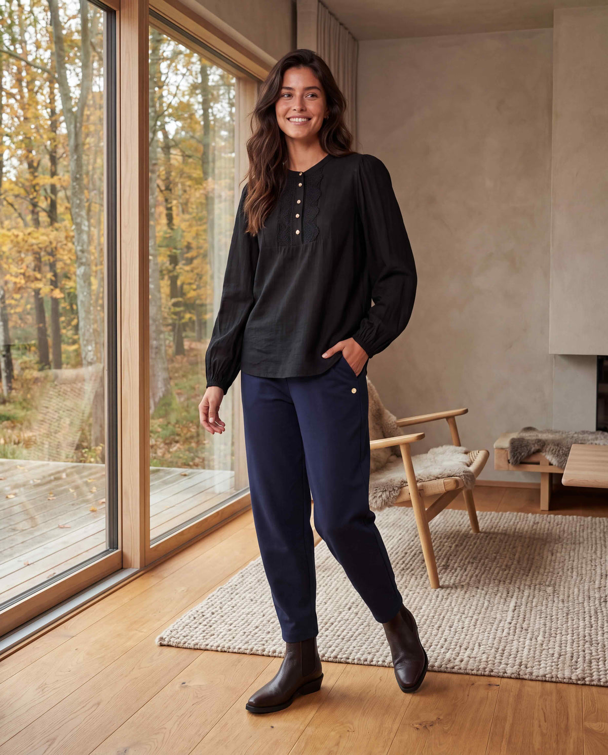 Prepair Celine Pants Pants Navy - ai