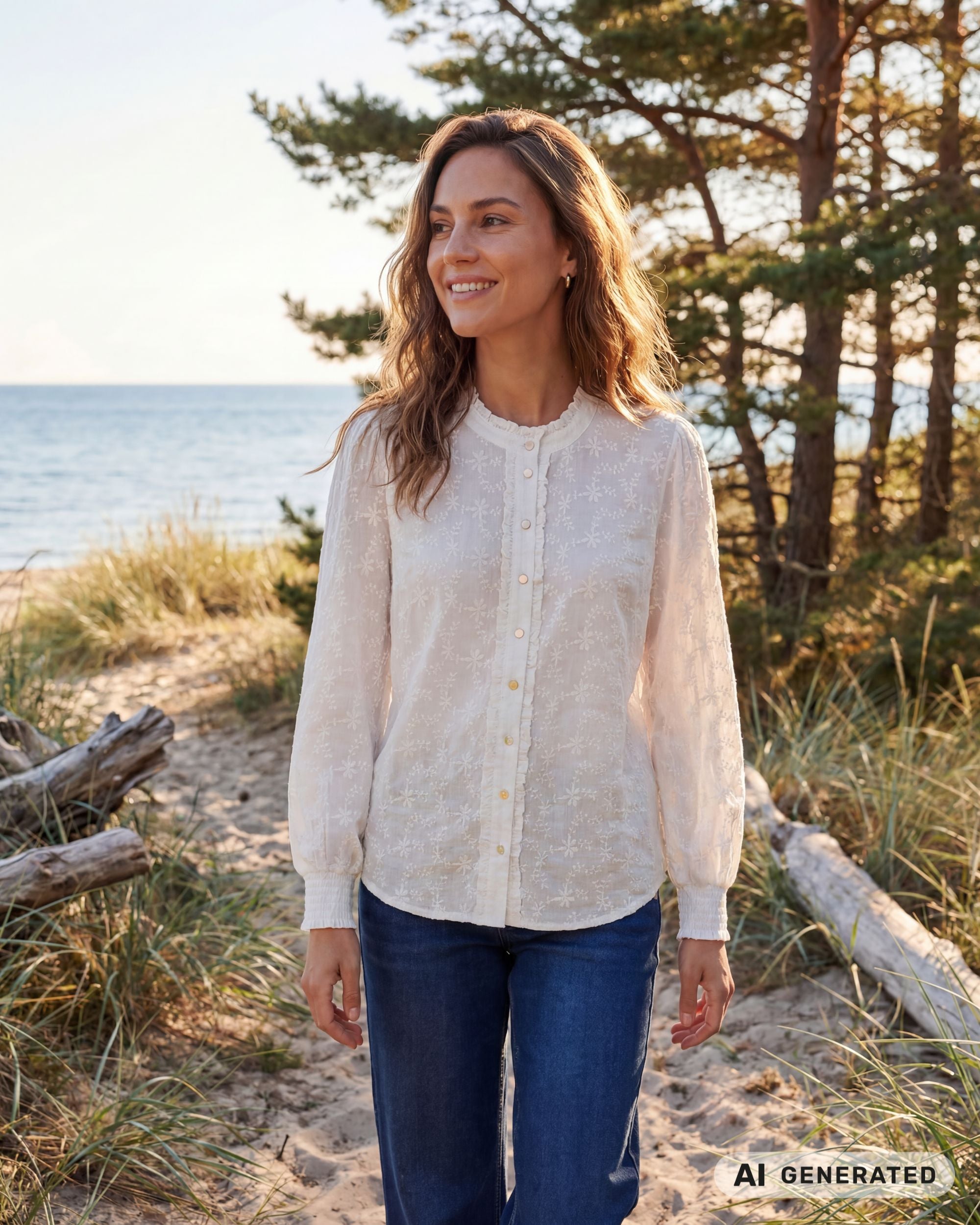 Prepair Dania Blouse Blouse Off white