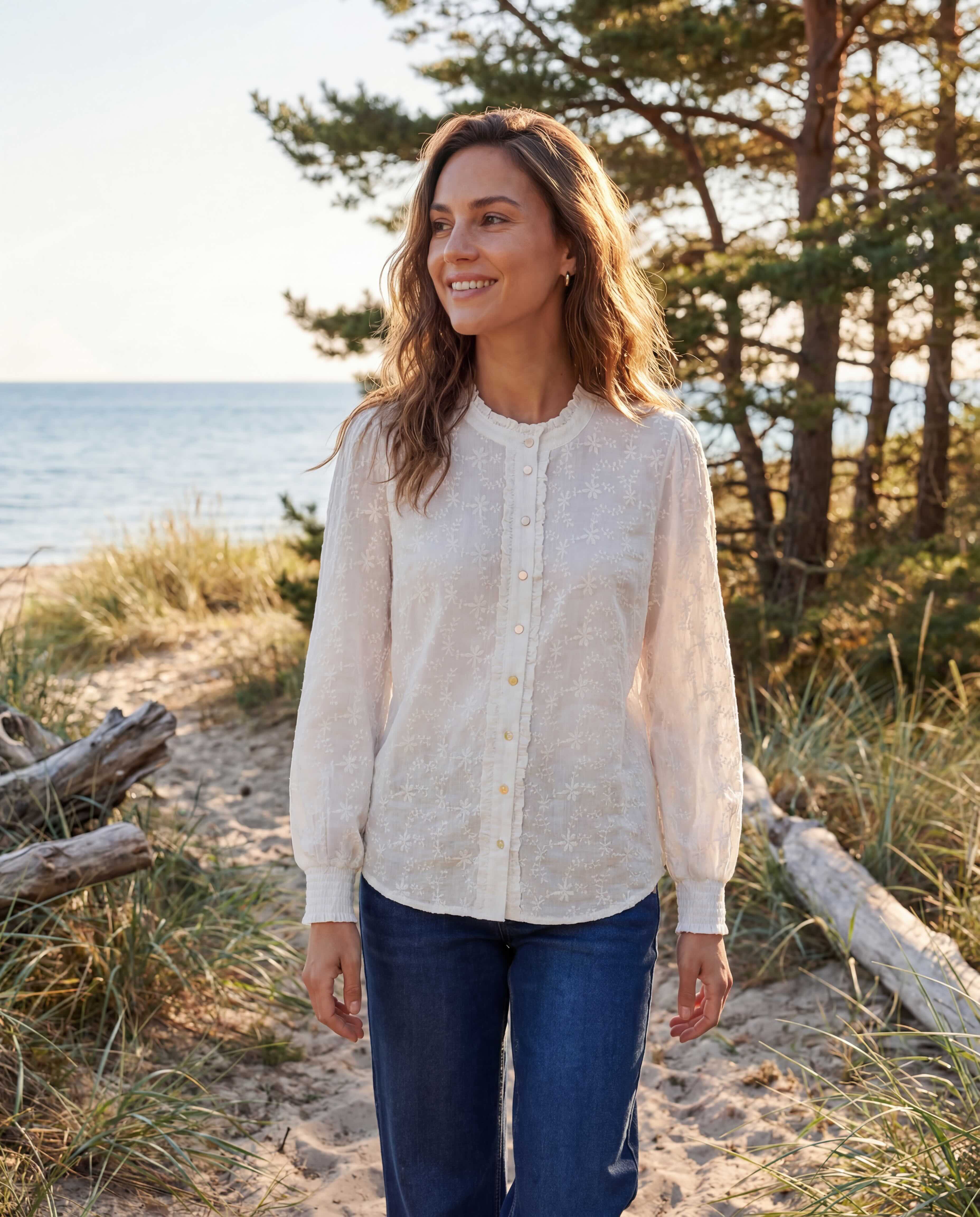 Prepair Dania Blouse Blouse Off white - ai