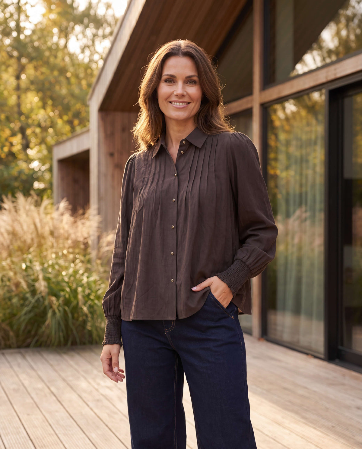 Prepair Ebba Blouse Blouse Brown - ai