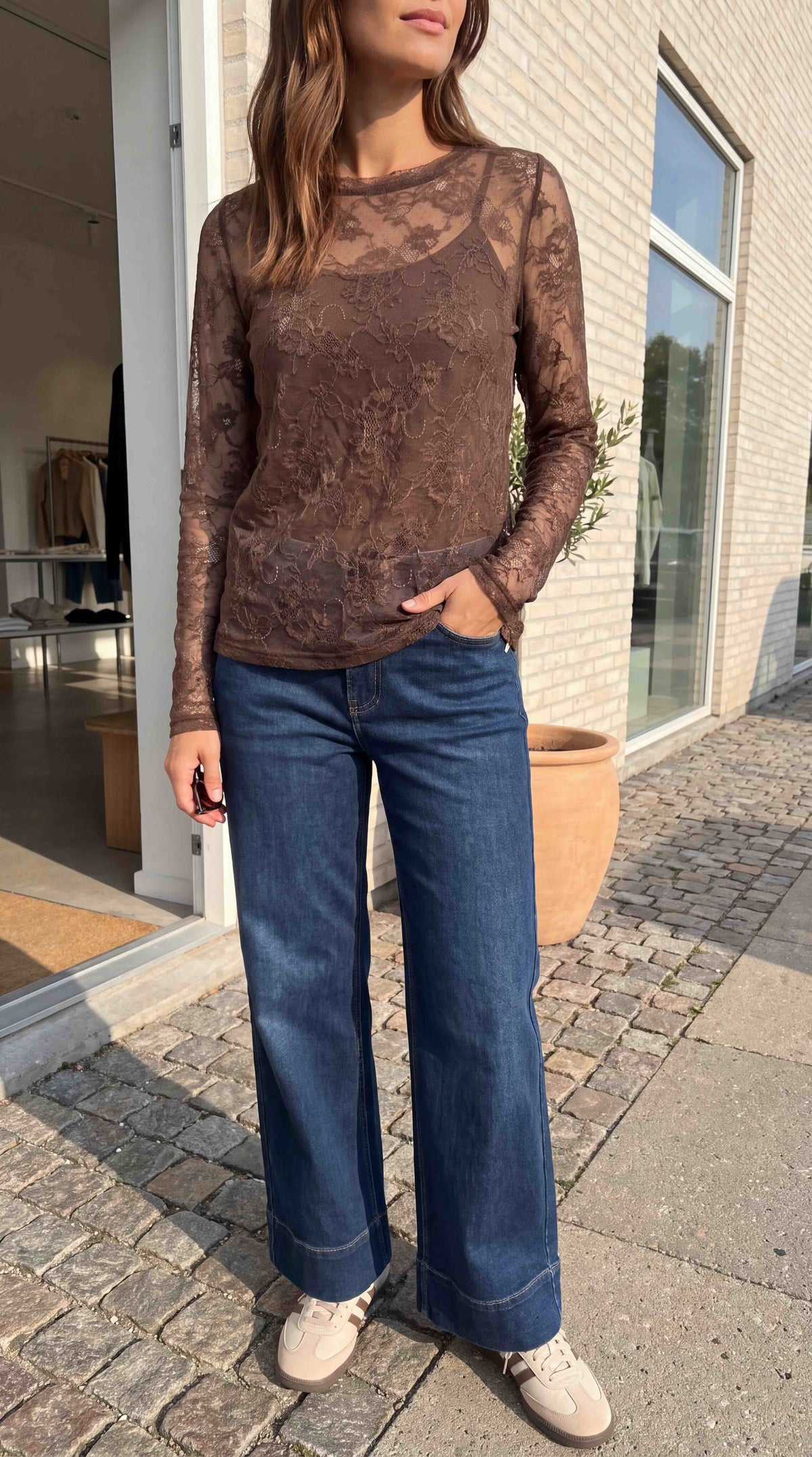 Prepair Elana T-Shirt T-shirt Brown- ai