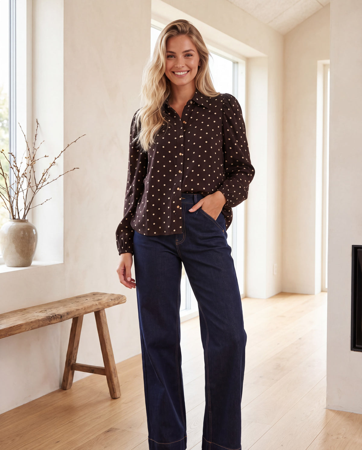 Prepair Elle Shirt Shirt Brown
