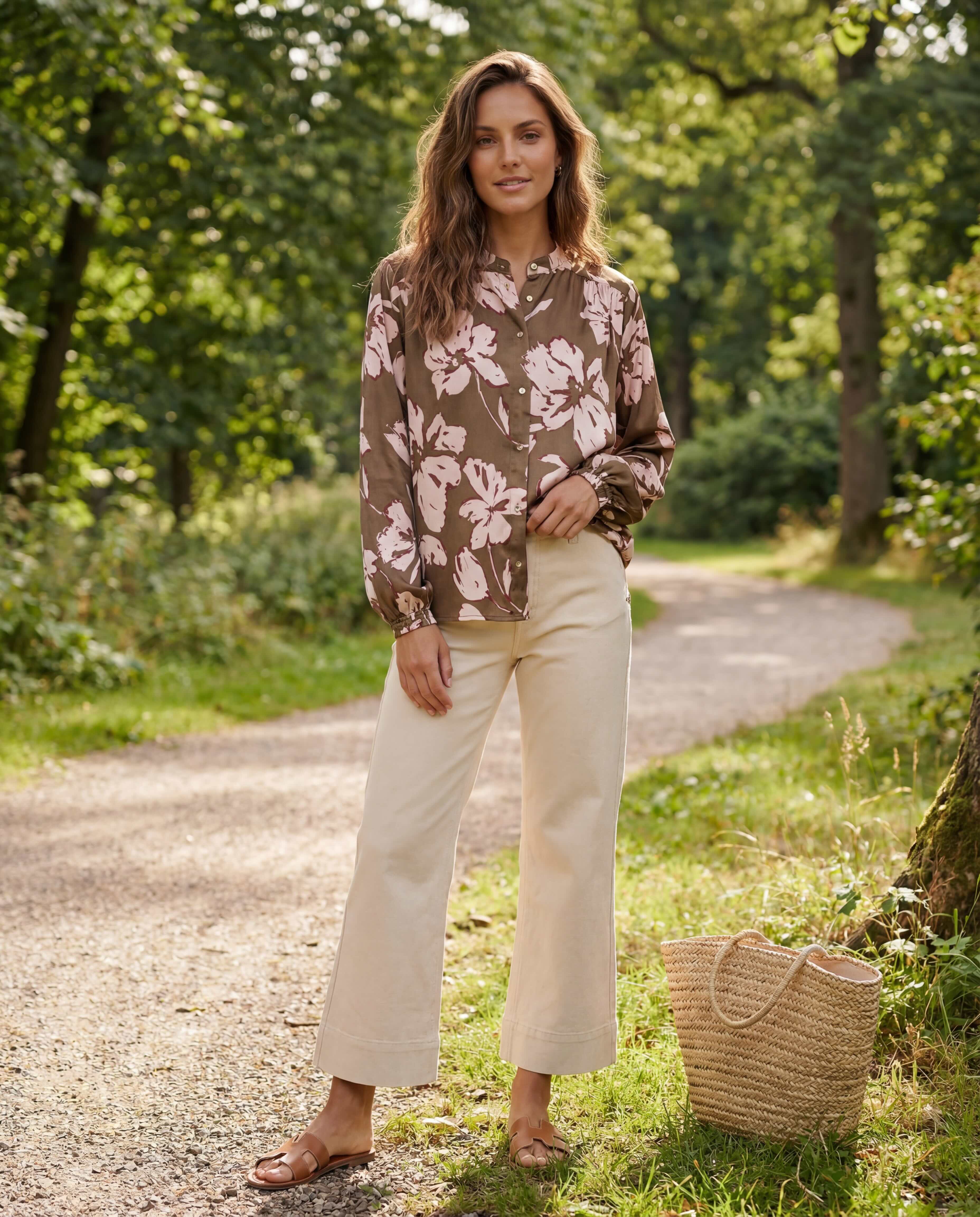 Prepair Estelle Blouse Blouse Rosa Olive