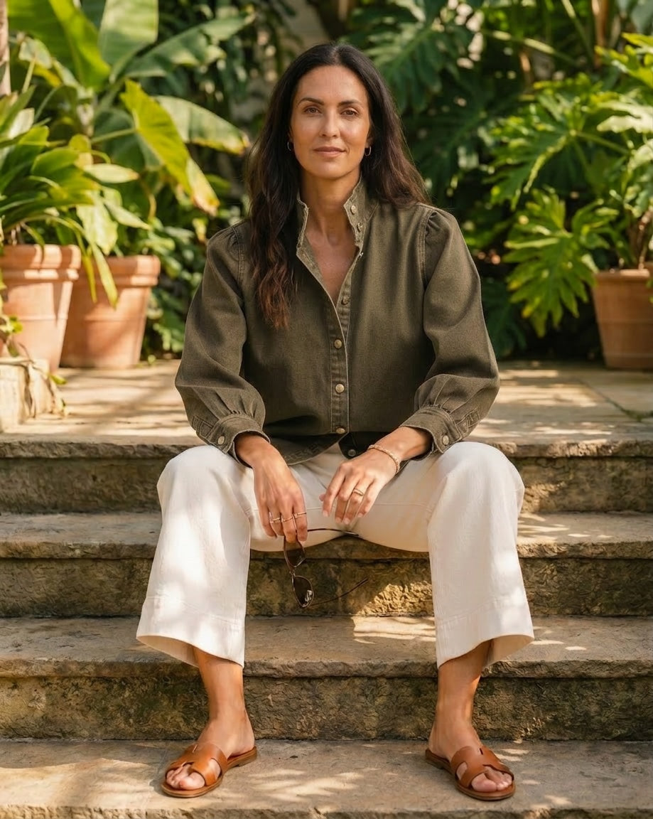 Prepair Figga Blouse Blouse Army