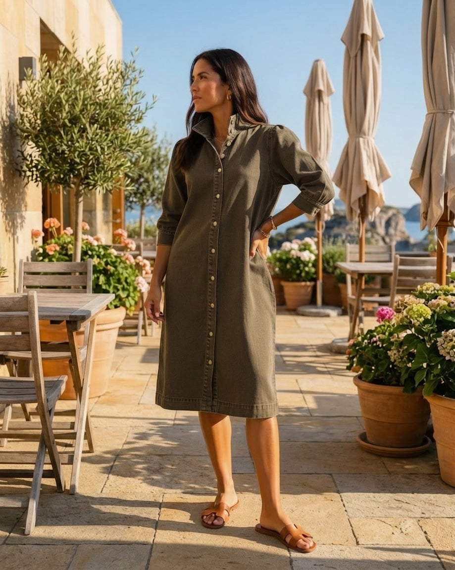 Prepair Figga Dress Dress Army