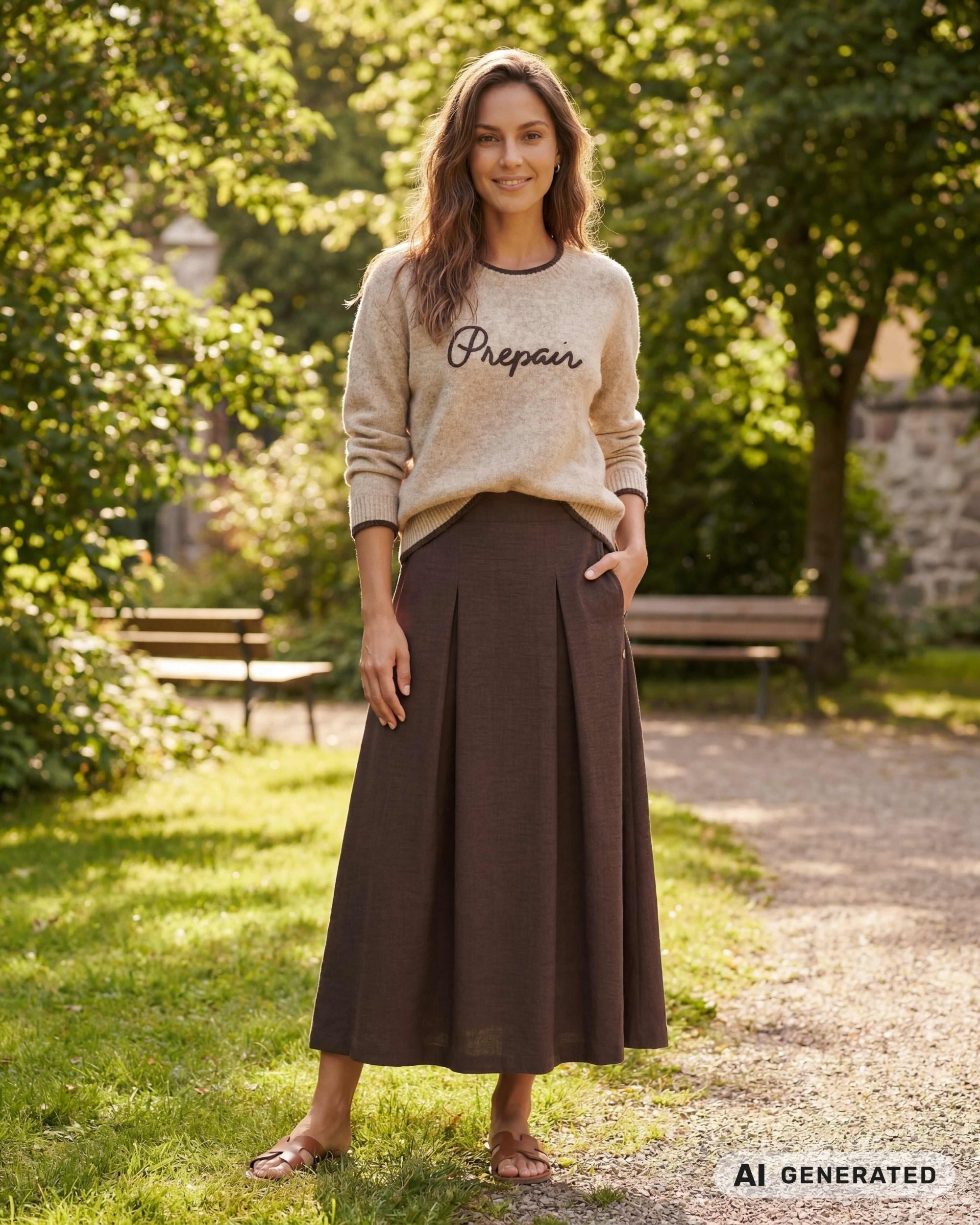 Prepair Gabrielle Knit Knit Sand Brown