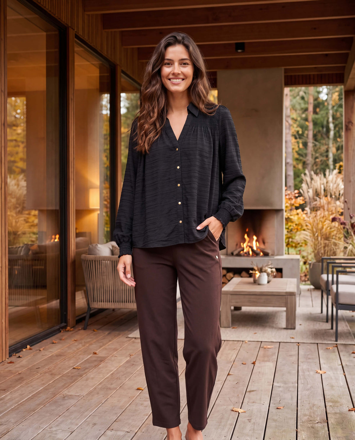 Prepair Gemma Blouse Blouse Black - ai
